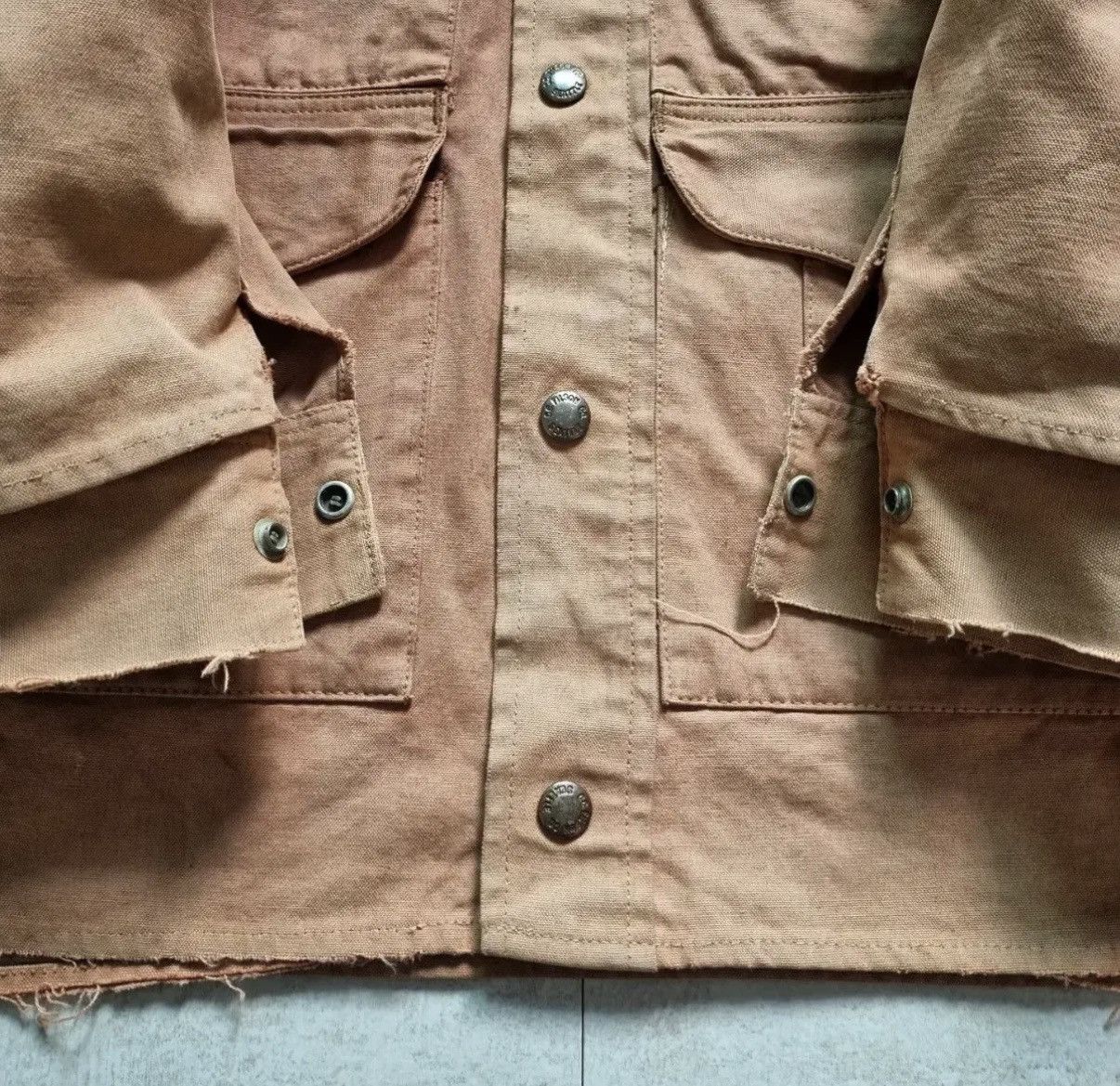 Filson Vintage Filson Tin Cloth Cruiser Jacket 80s/90s Patina L Size US L / EU 52-54 / 3 - 2 Thumbnail