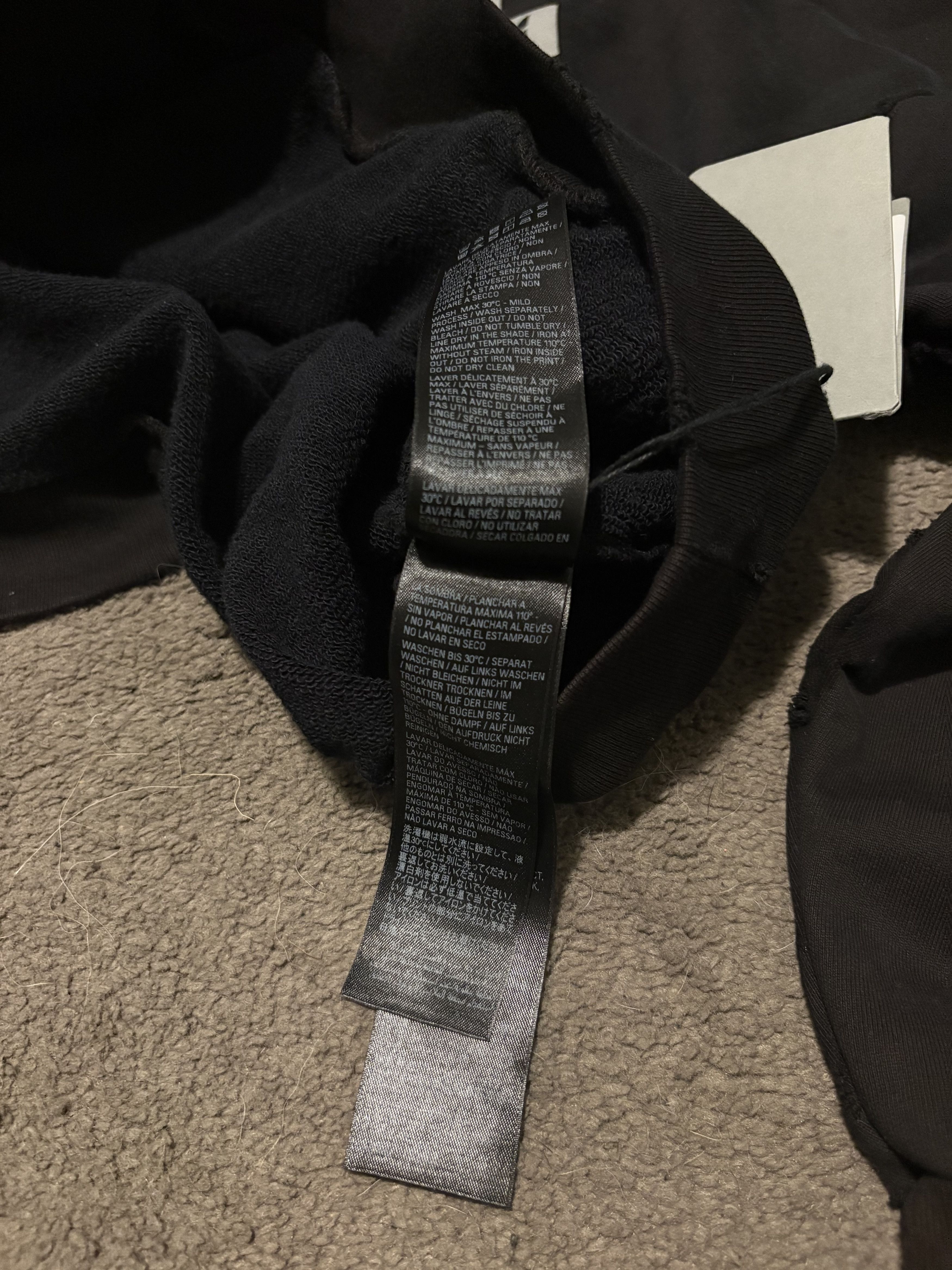 Balenciaga NO LOGO MOLLETON ARCHETYPE WASHED BLACK/GREY Size US M / EU 48-50 / 2 - 6 Thumbnail