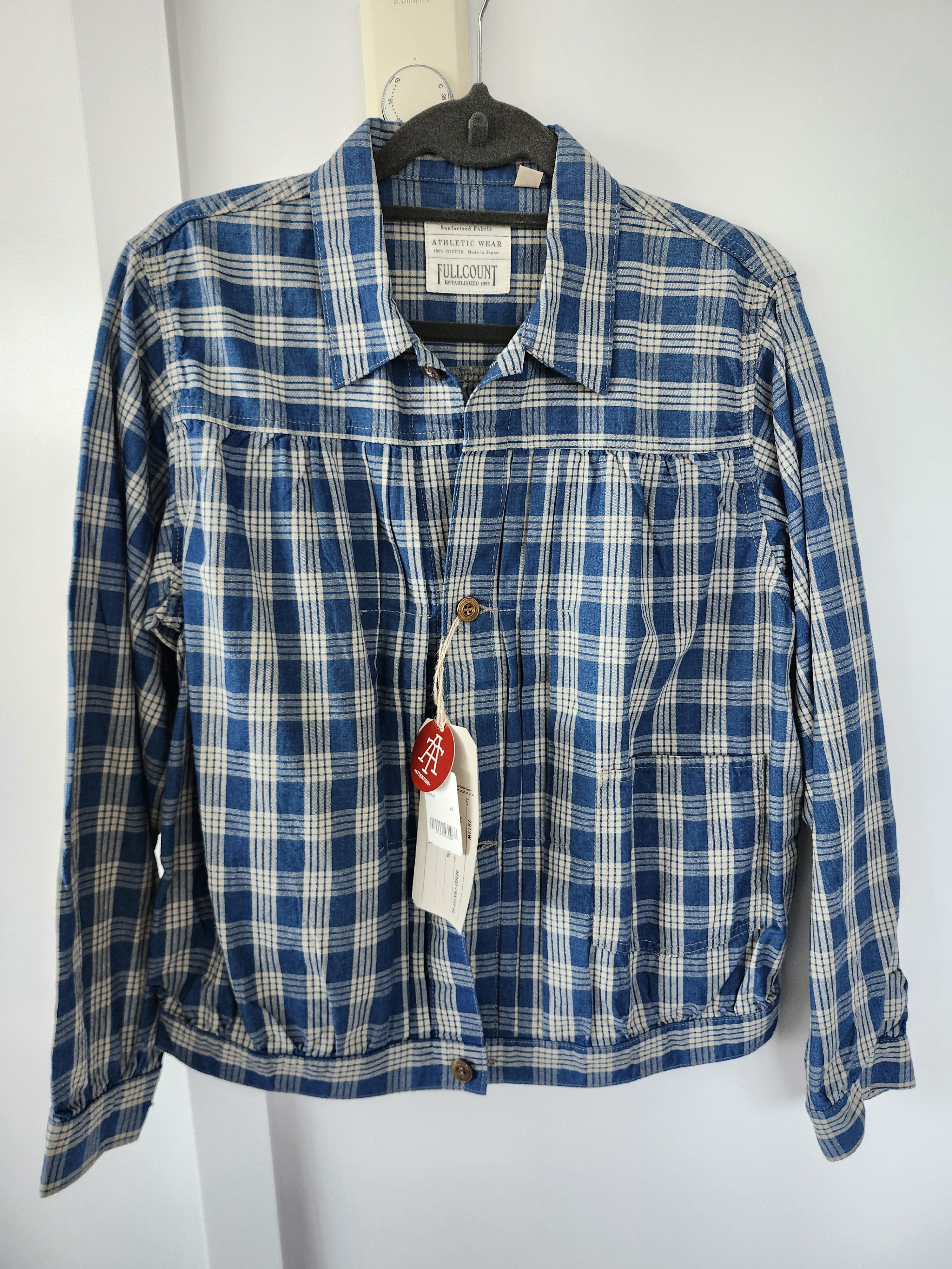 Full Count & Co. Full Count - Palaka Check Work Jacket Size US S / EU 44-46 / 1 - 1 Thumbnail