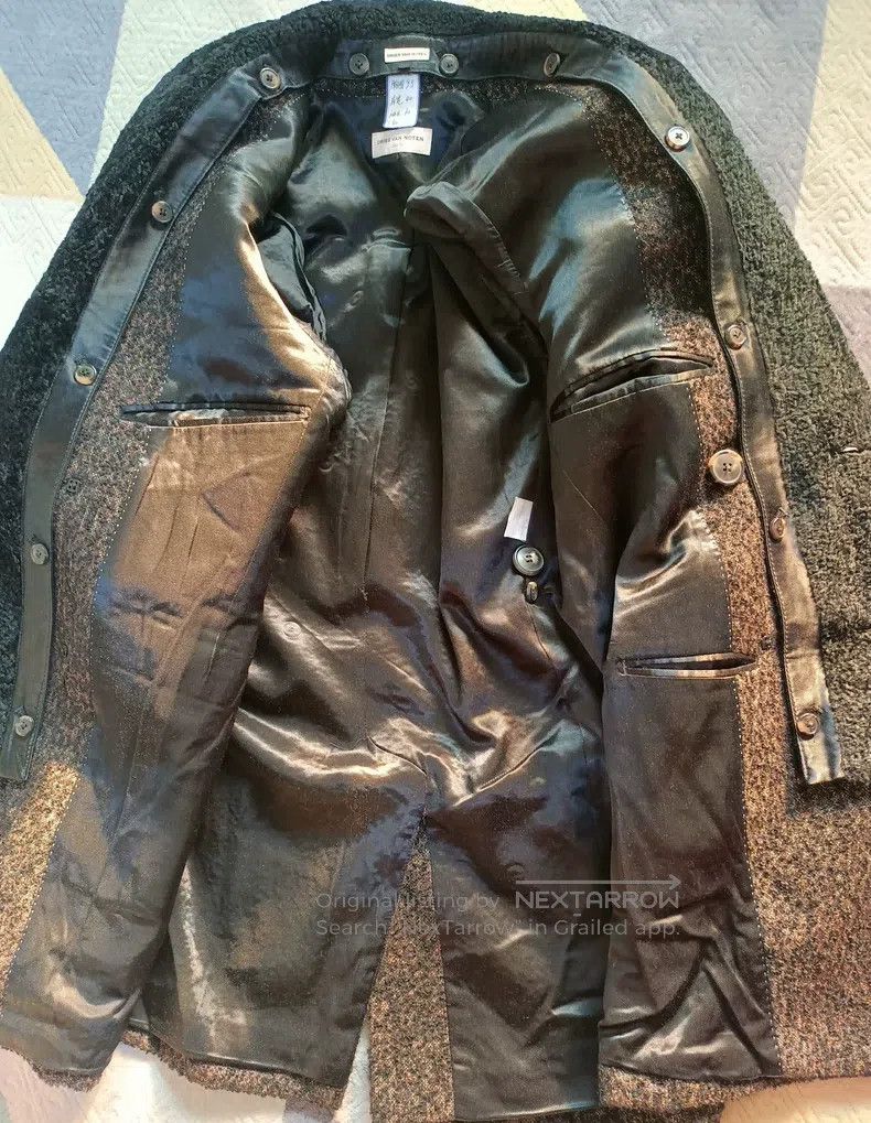 Dries Van Noten Dries Van Noten Men's Wool Overcoat Size US S / EU 44-46 / 1 - 5 Thumbnail