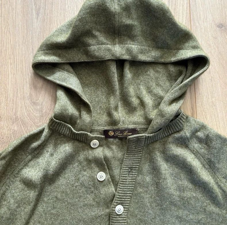 Loro Piana Loro Piana Green cardigan for men. Cashmere and silk blend Size US M / EU 48-50 / 2 - 2 Thumbnail
