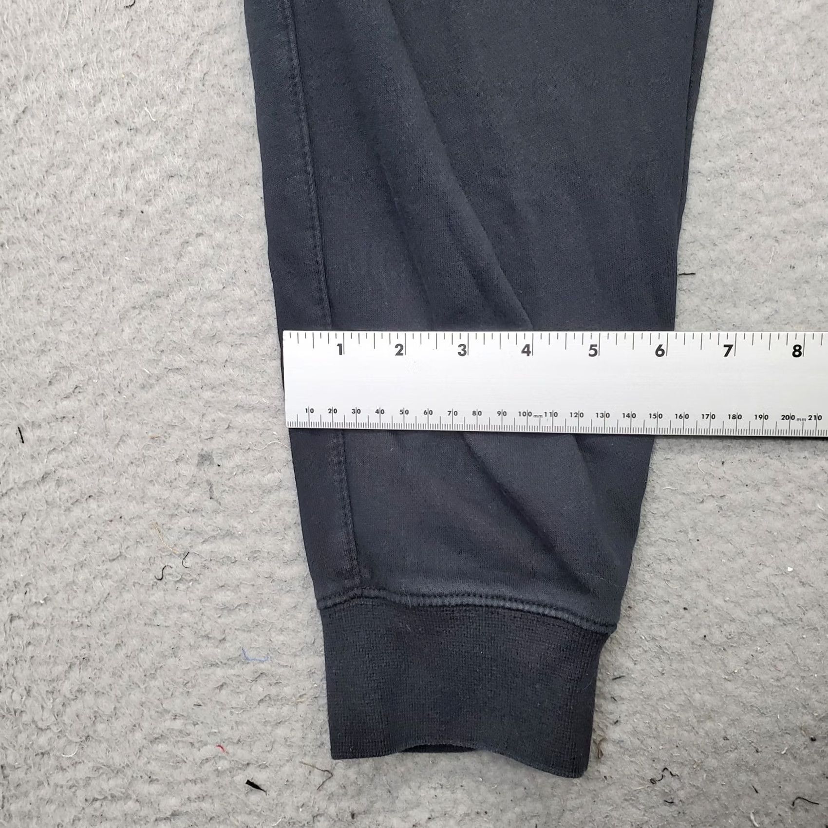 Nike Nike Jogger Pants Womens S Black Fleece Lined Athletic Gym Logo Elastic Waist Jogger Pants Size 28" / US 6 / IT 42 - 5 Thumbnail