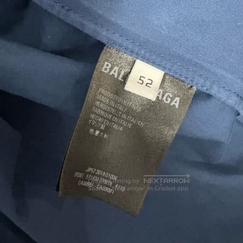 Balenciaga Balenciaga Blue and white windbreaker jacket Size US L / EU 52-54 / 3 - 4 Thumbnail