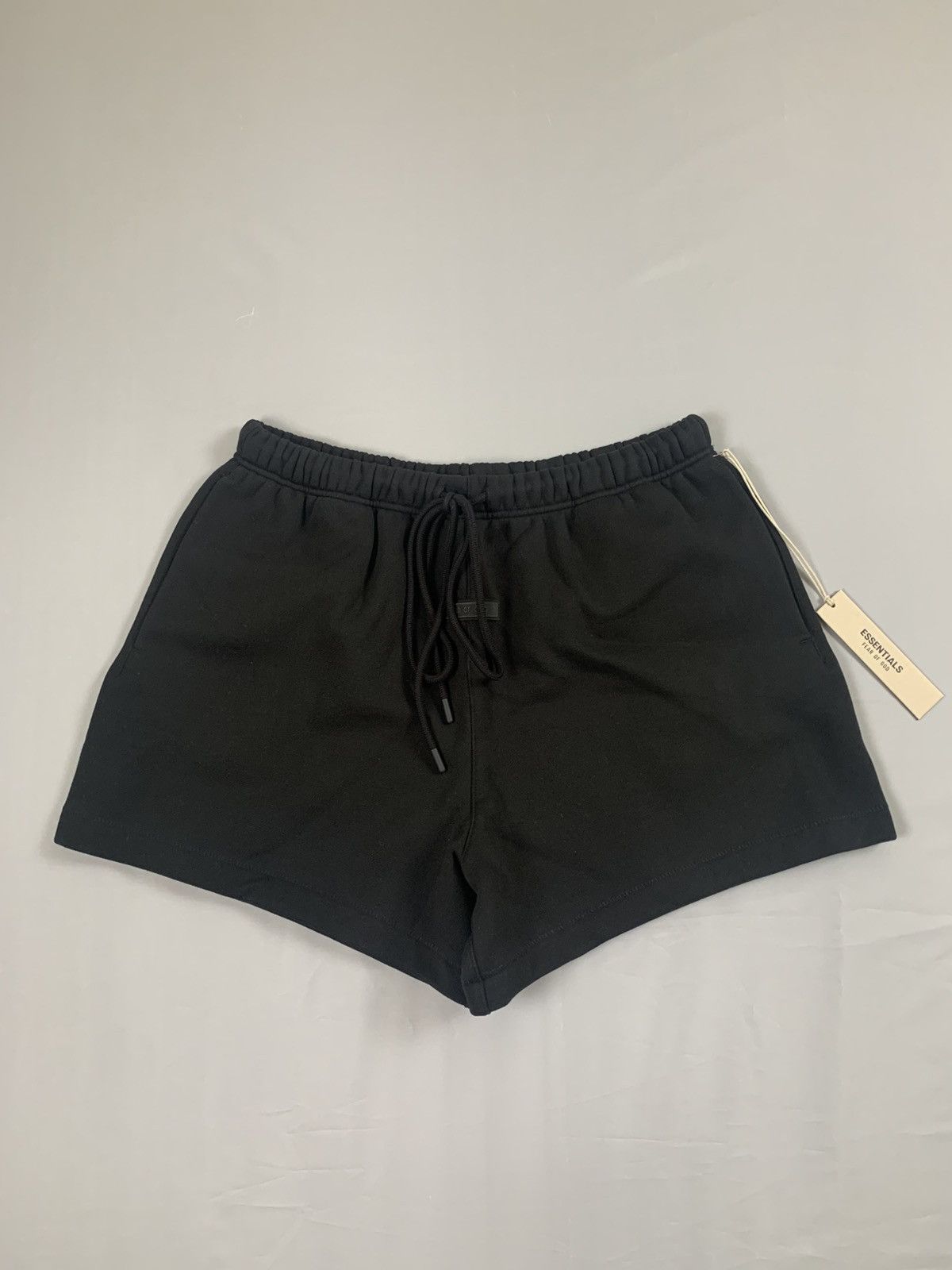 Fear of God Essentials Jet Black running shorts size Large Size US 34 / EU 50 - 1 Thumbnail