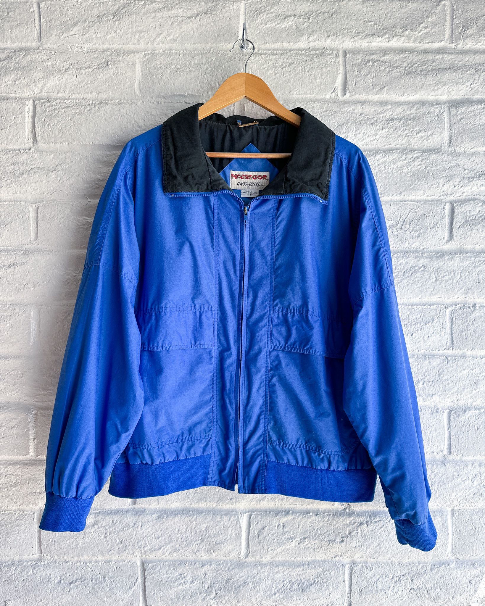 McGregor Vintage 1980s McGregor Anti Breeze Windbreaker Jacket Mens L Size US L / EU 52-54 / 3 - 1 Thumbnail