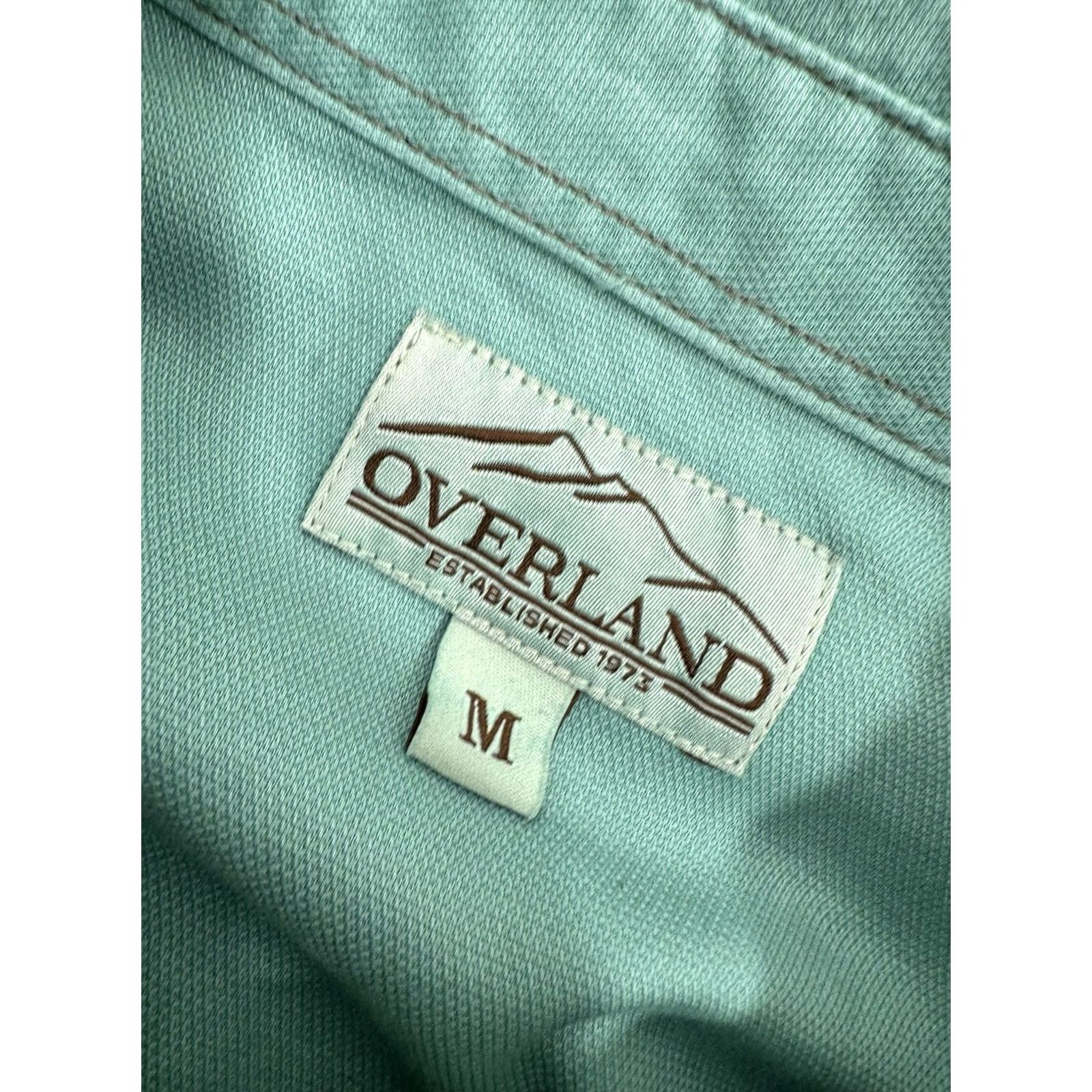 Vintage OVERLAND Western Shirt Green M Mens Size US M / EU 48-50 / 2 - 5 Thumbnail