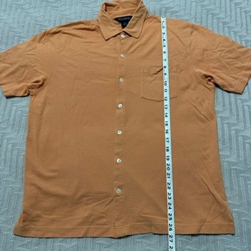 Brooks Brothers Brooks Brothers orange button down polo size M Size US M / EU 48-50 / 2 - 7 Thumbnail