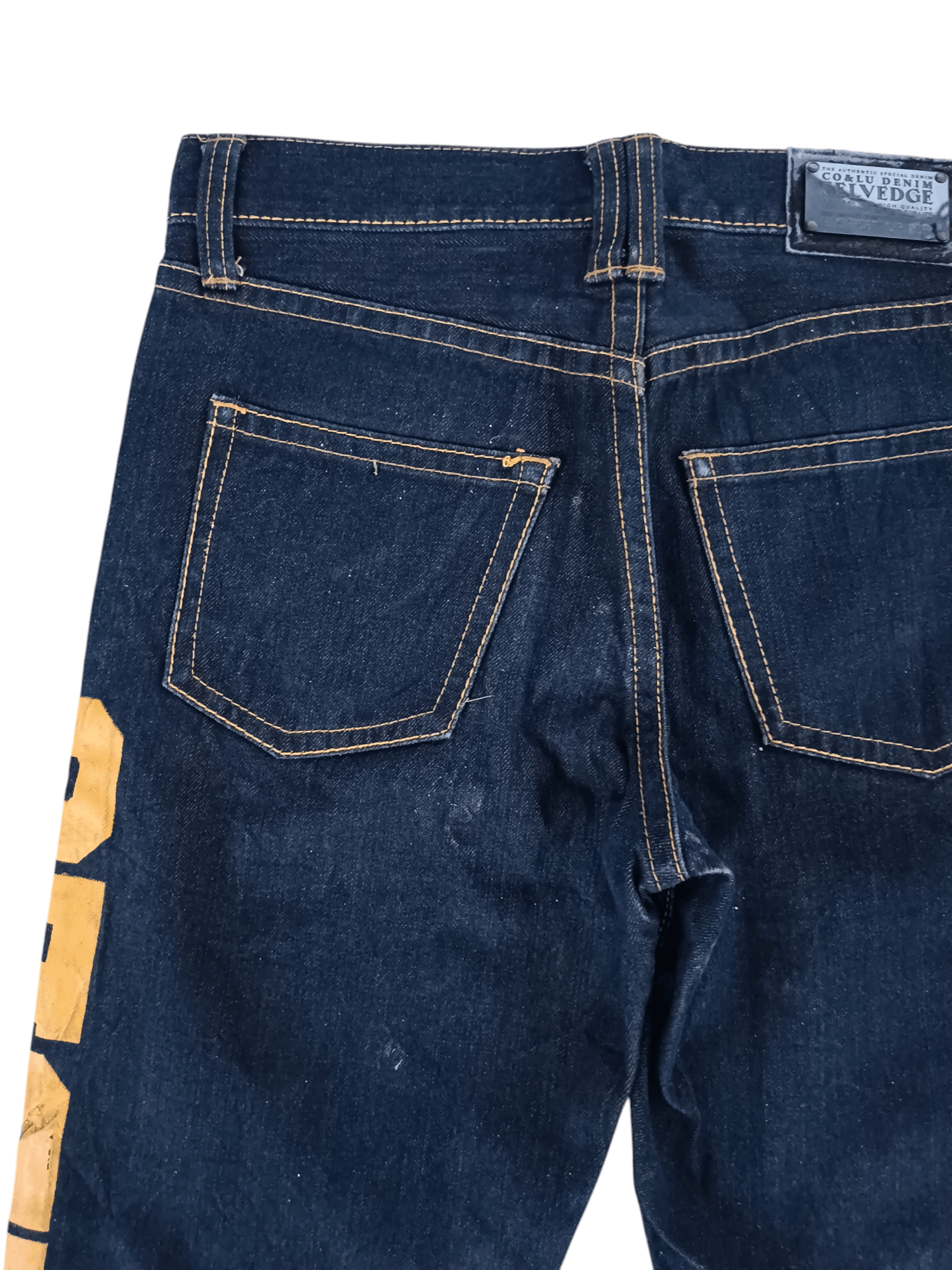 Other Co & Lu Selvedge Big Logo Nice Design Denim Jeans Size US 30 / EU 46 - 23 Thumbnail