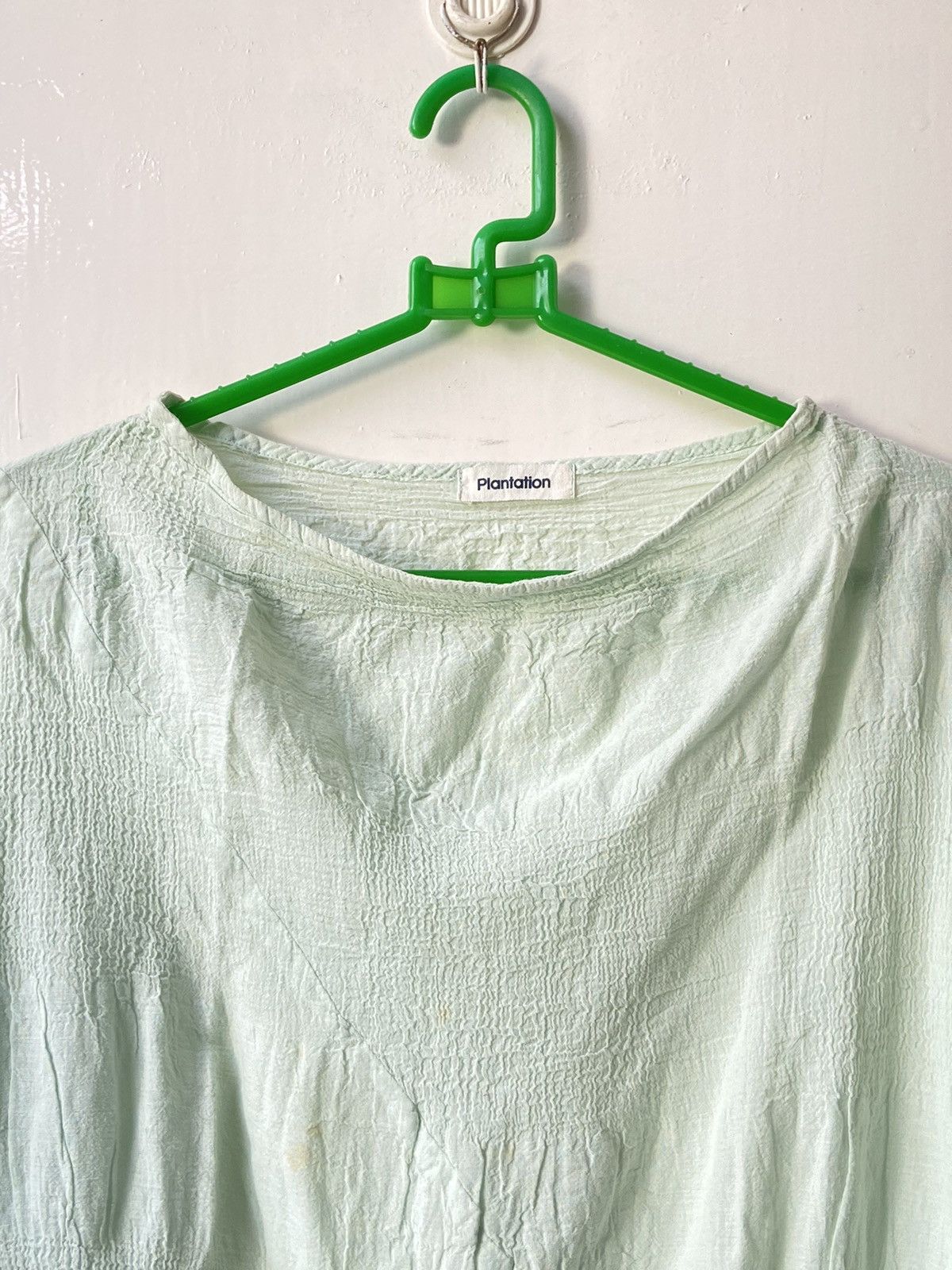 Designer × Issey Miyake × Japanese Brand PLANTATION Green T-shirt Size US S / EU 44-46 / 1 - 3 Thumbnail
