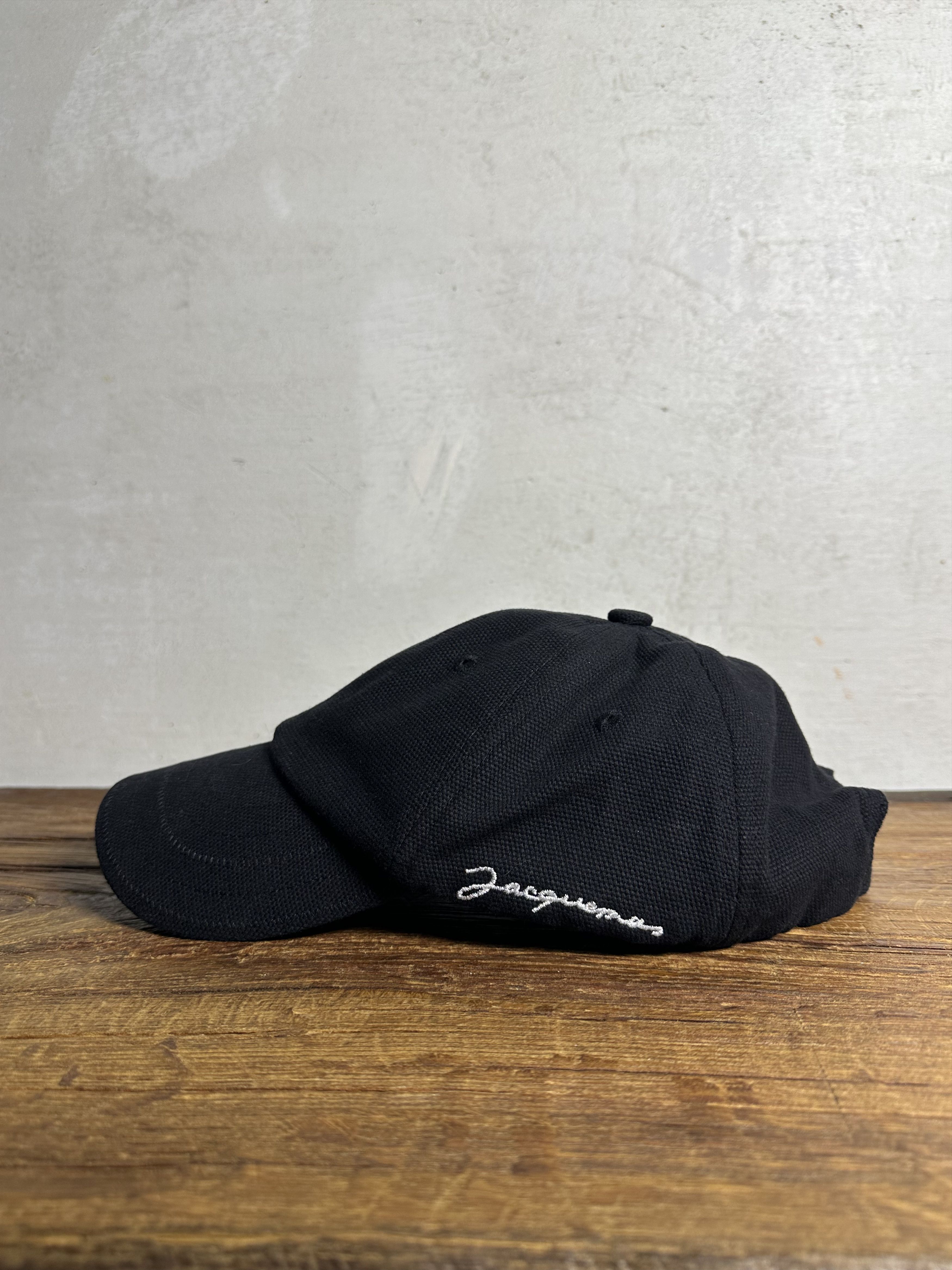 Jacquemus Jacquemus La Casquette Canvas Black Cap Size ONE SIZE - 1 Thumbnail