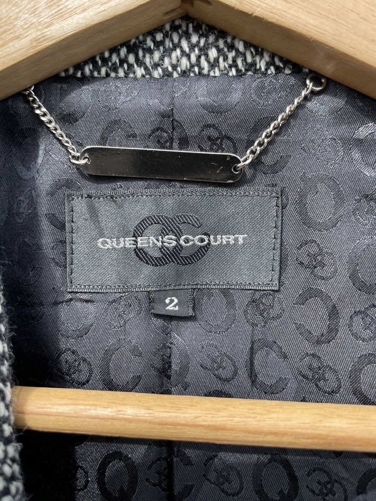 Japanese Brand 🔥Accept Binding Offer🔥 Queens Court Wool Blazer Jacket Size S / US 4 / IT 40 - 7 Thumbnail