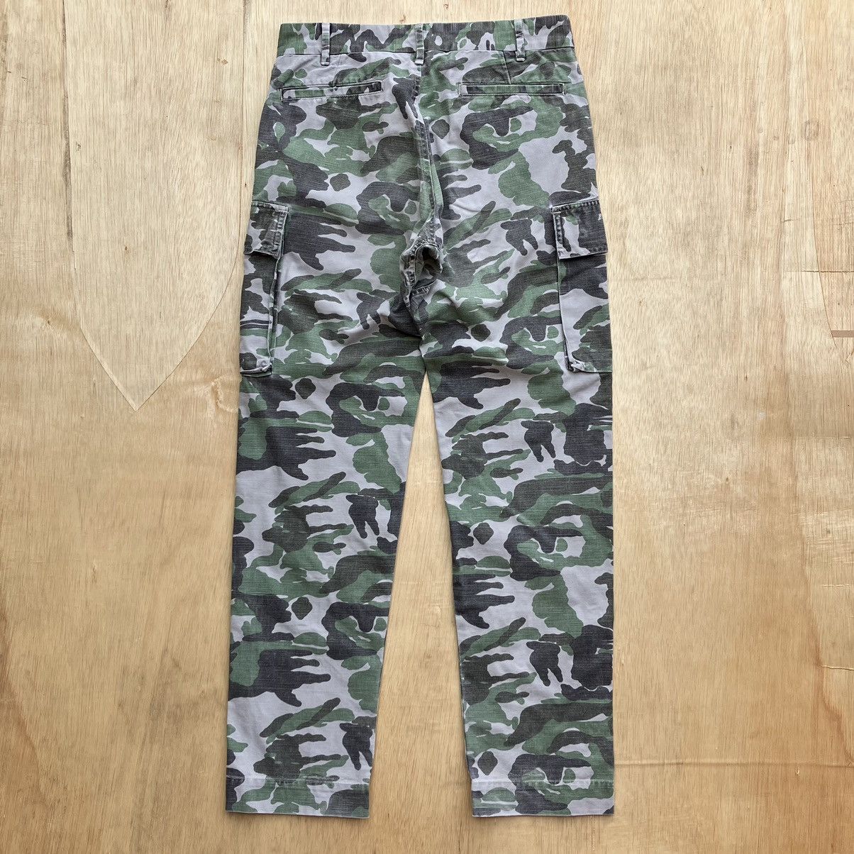 Japanese Brand VIOLET BUFFALO WALLOWS CAMO CARGO Size US 31 - 6 Thumbnail