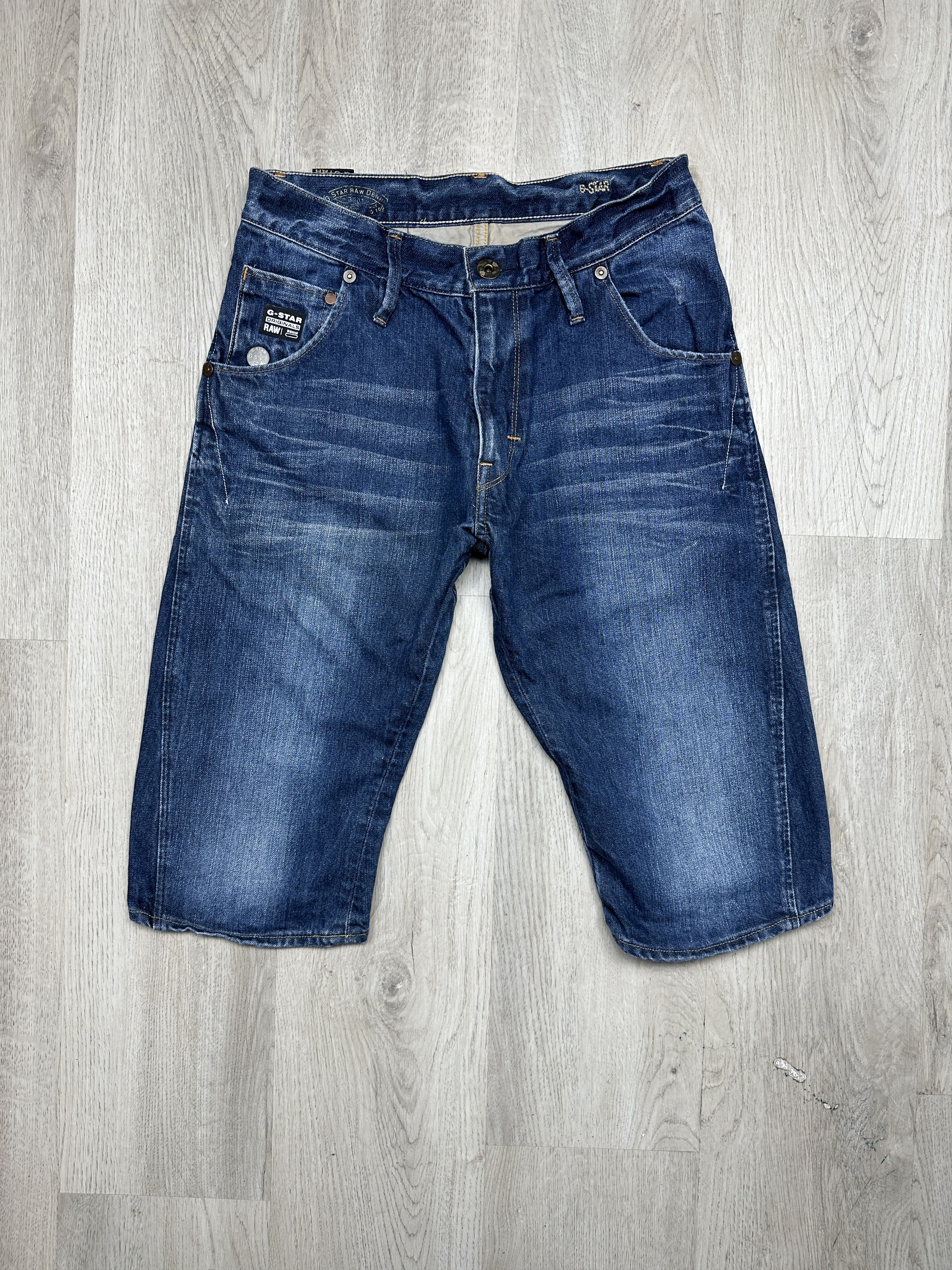 G-Star G Star Raw Mens Arc 3D Loose Tapered Denim Shorts Size US 29 - 3 Thumbnail