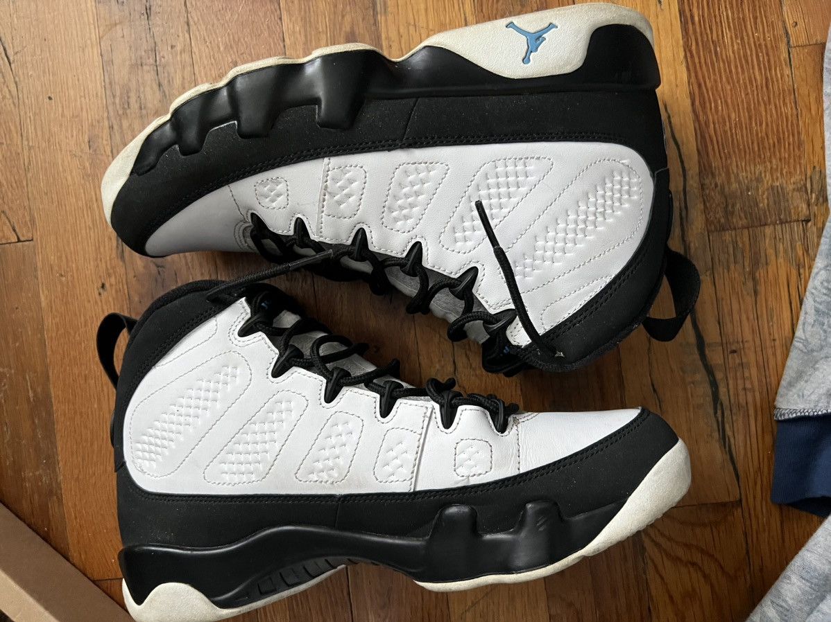Nike Jordan 9 university blue Size US 8.5 / EU 41-42 - 3 Thumbnail