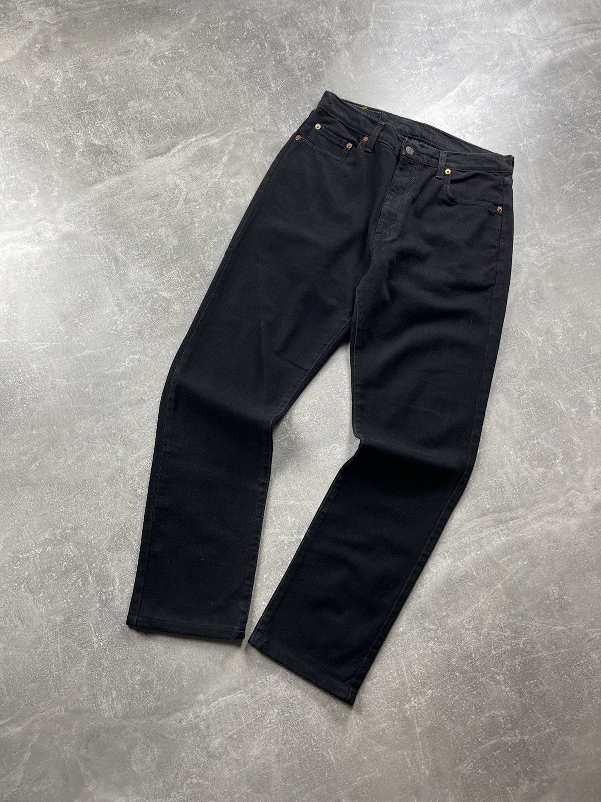 Levi's Levi’s 805 Vintage Orange Tab Black Denim Jeans Italy 1996 Size US 33 - 5 Thumbnail