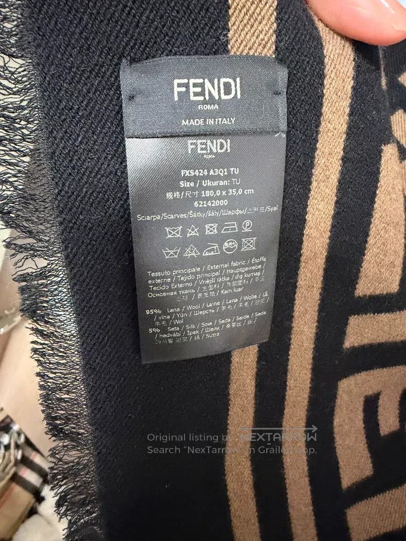 Fendi Fendi Scarf Size ONE SIZE - 2 Thumbnail