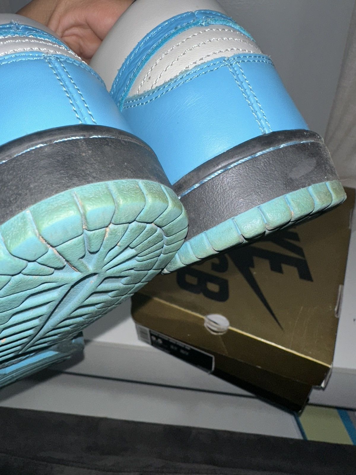 Nike 2008 NIKE PRO SB AQUA FUEL BLUE Size US 9.5 / EU 42-43 - 10 Thumbnail
