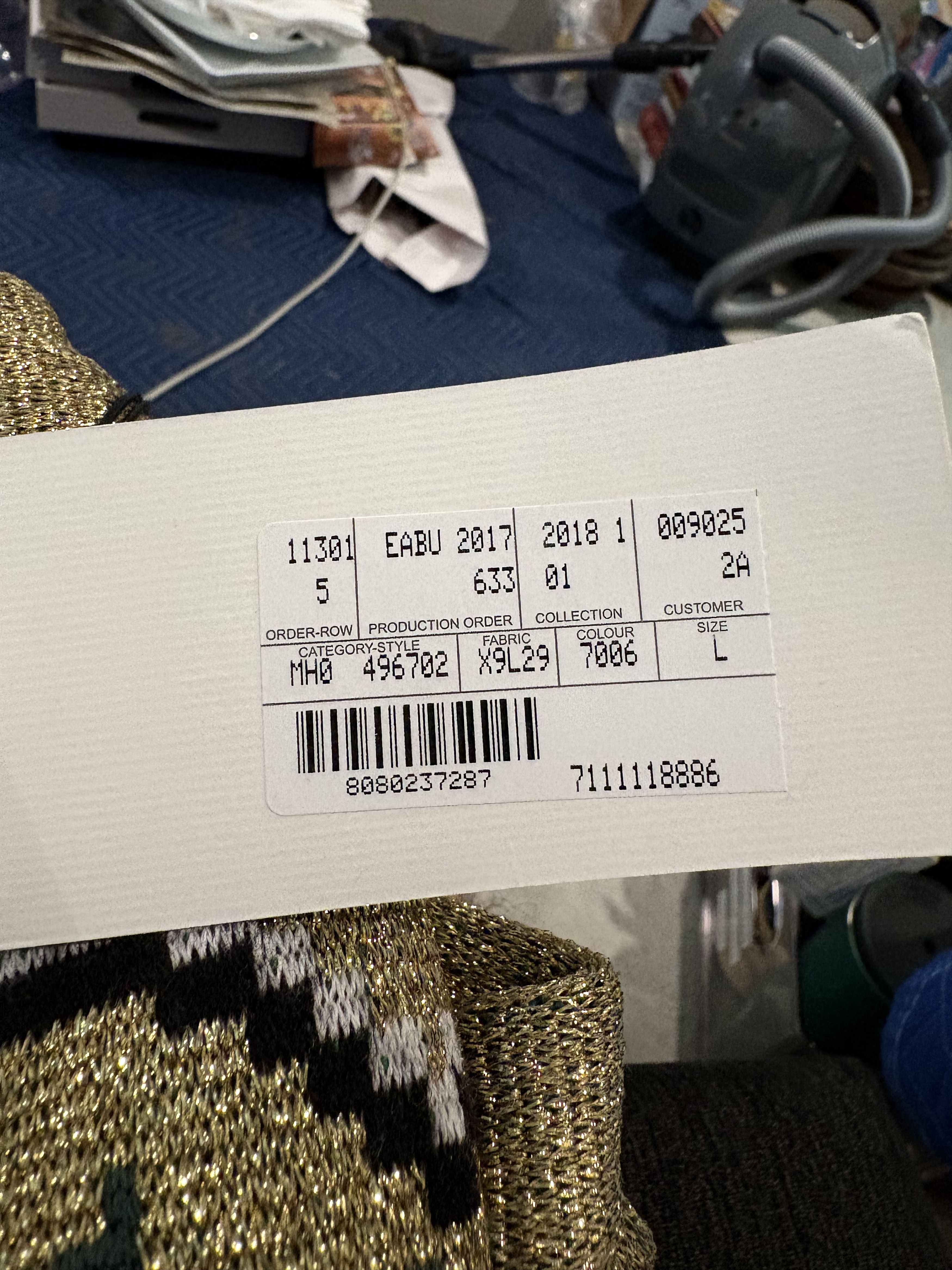 Gucci Gucci Pantalons Lurex Gold Size US 34 / EU 50 - 6 Thumbnail