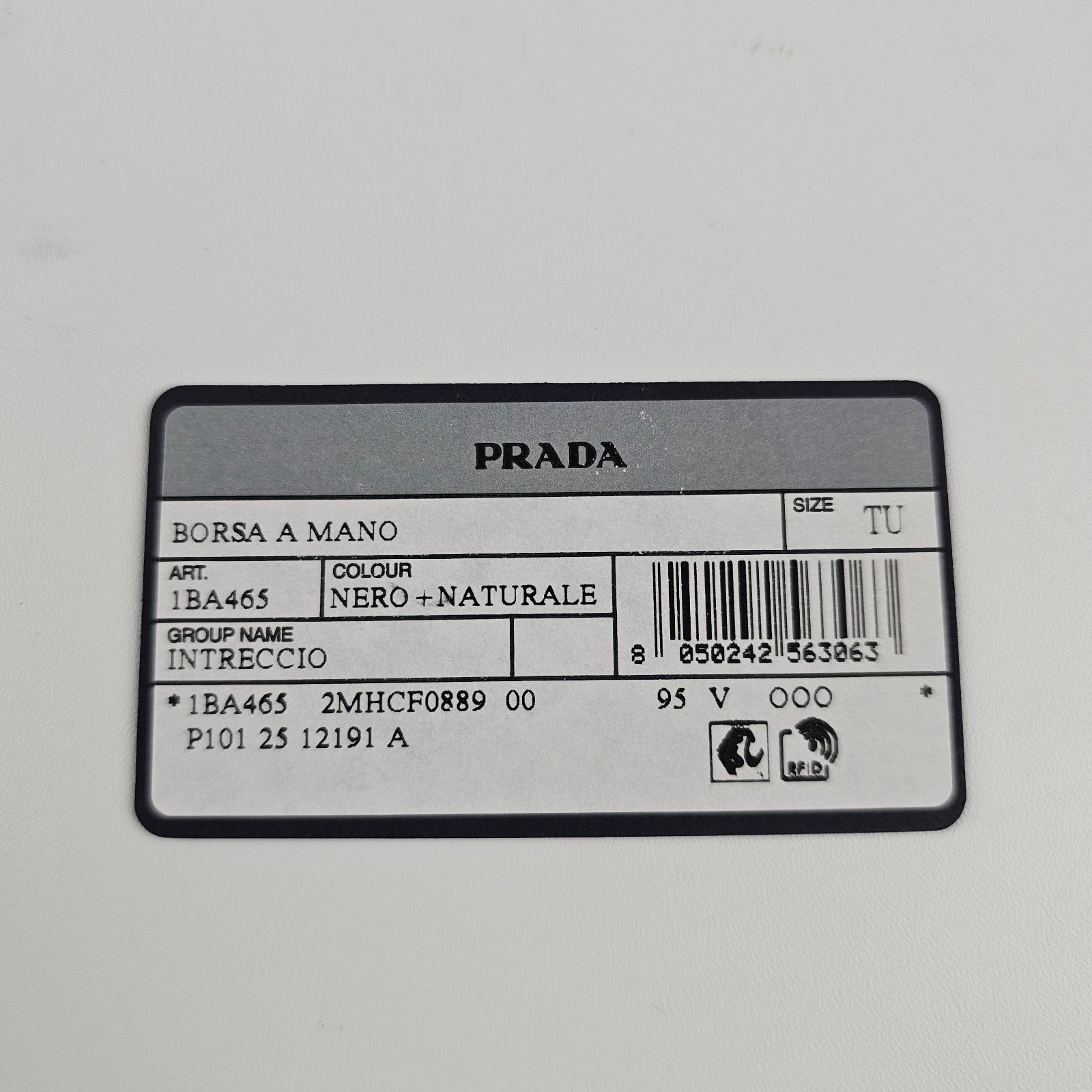 Prada PRADA Two-Tone Striped Black Yellow Raffia Shopper Shoulder Size ONE SIZE - 2 Thumbnail