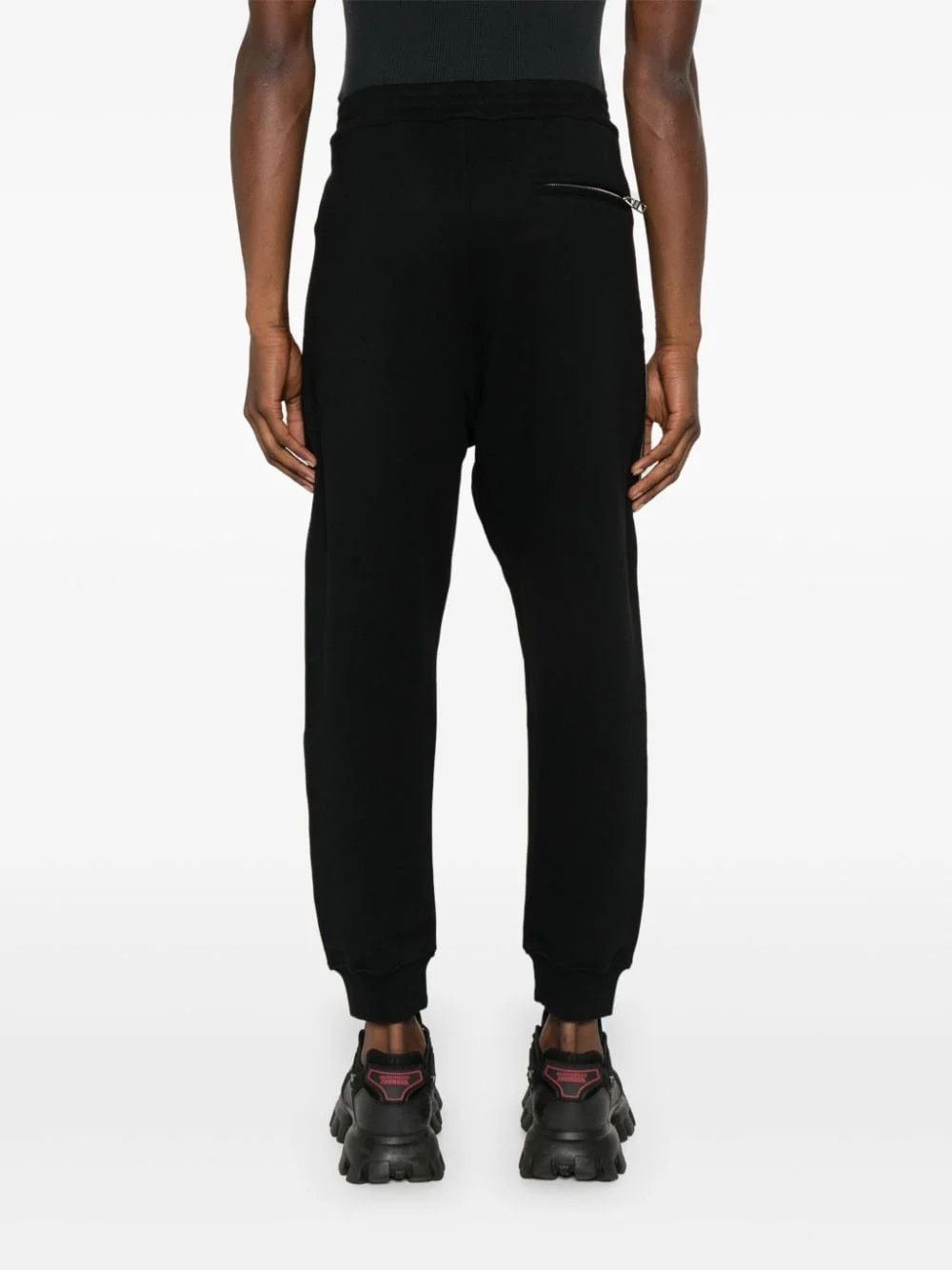 Alexander McQueen o1srvl11e0226 Tape Sweatpants & Joggers In Black Size US 36 / EU 52 - 4 Thumbnail
