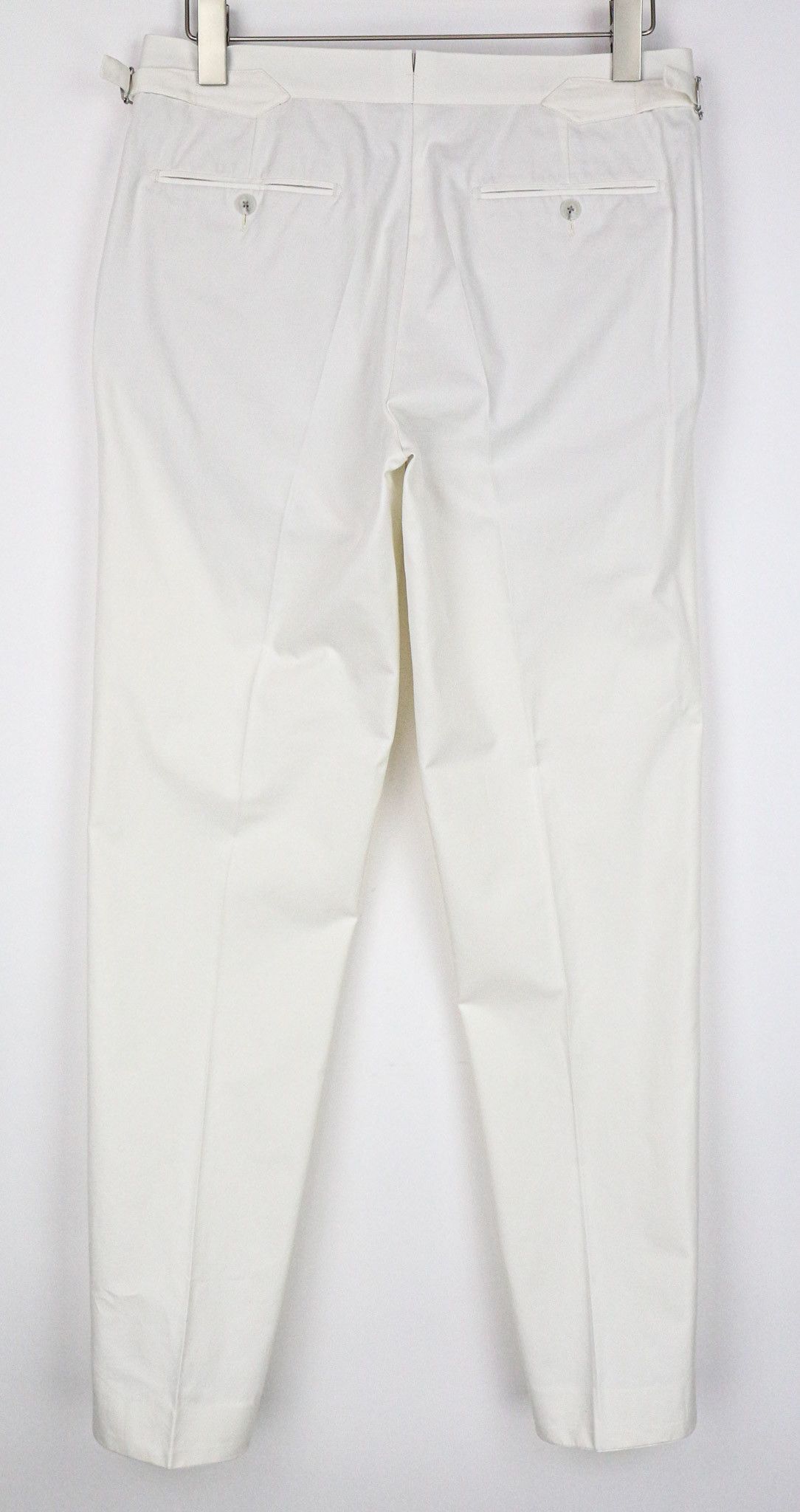Suitsupply HAVANA UK38R Off-White Slim Fit Cotton 2 Piece Suit 73528 Size 38R - 8 Thumbnail