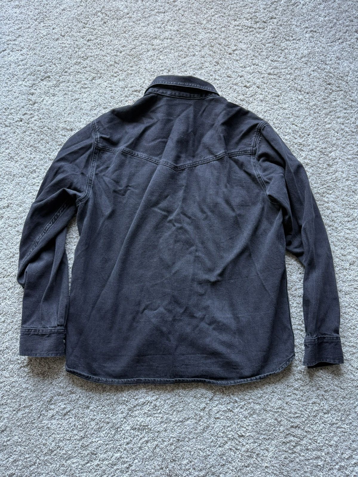 H&M Y2K Black Denim Jacket Rock by H&M Size US M / EU 48-50 / 2 - 4 Thumbnail