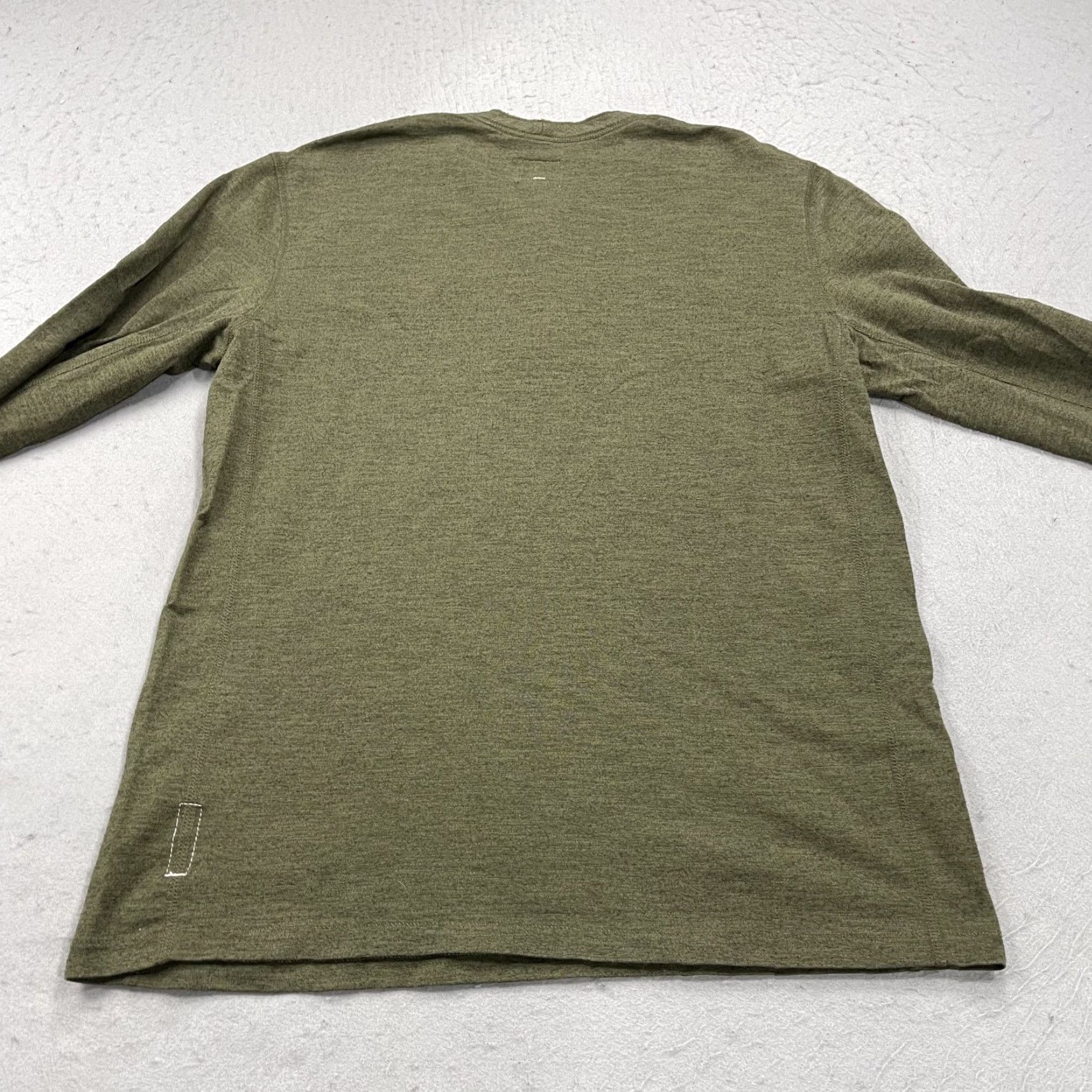 Rag & Bone Rag & Bone Shirt Mens L Green Cotton Henley Tee Long Sleeve Standard Issue Size US L / EU 52-54 / 3 - 5 Thumbnail