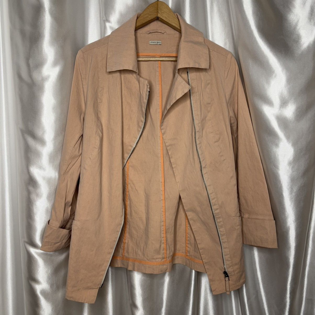 Annette Gortz jacket blazer annette görtz pink biker jacket elastic pink Size S / US 4 / IT 40 - 2 Thumbnail