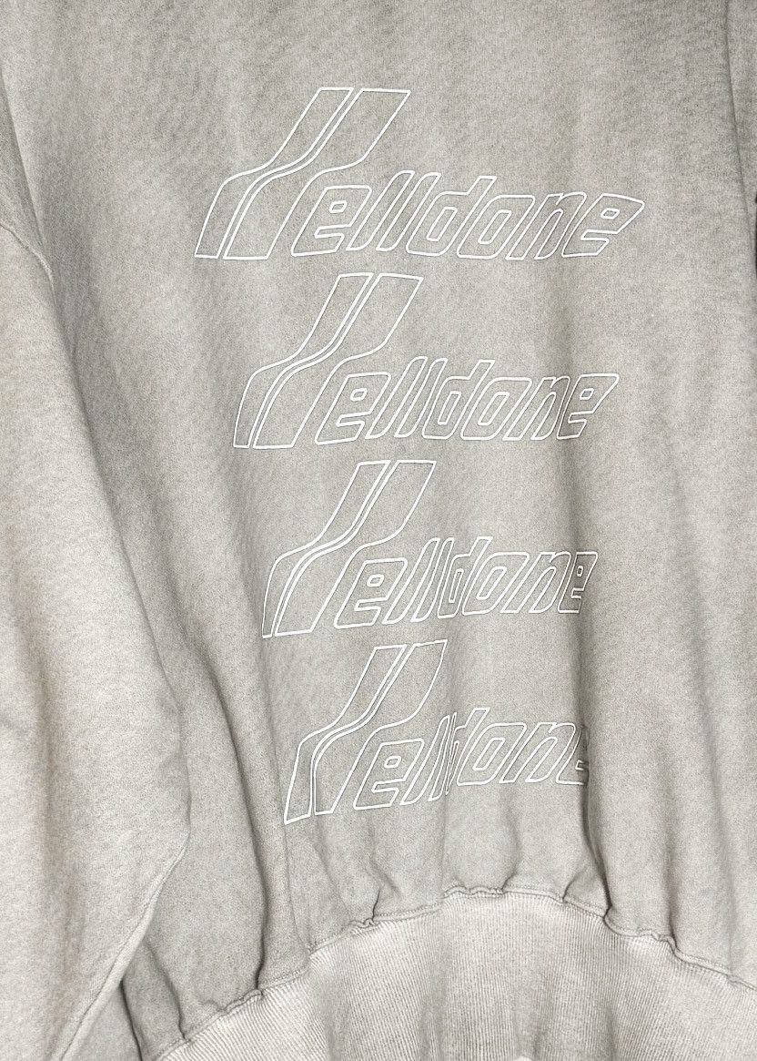 WE11DONE We11Done Grey Reflective Logo Sweatshirt Size US M / EU 48-50 / 2 - 4 Thumbnail