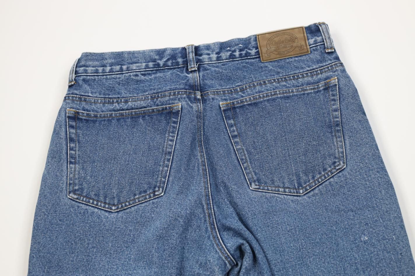 Cabelas Vintage 90s Cabelas Heavyweight Fleece Lined Denim Jeans Size US 32 / EU 48 - 12 Thumbnail