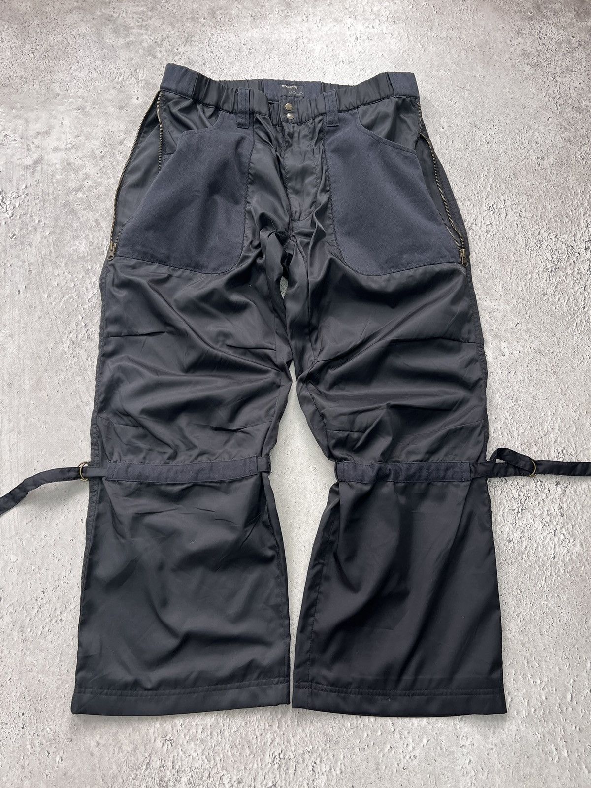 Diesel × Energie HYPE RARE ENERGIE CATGO WIDE LEG ZIPPER PANTS DIESLE VIBE Size US 34 / EU 50 - 2 Thumbnail