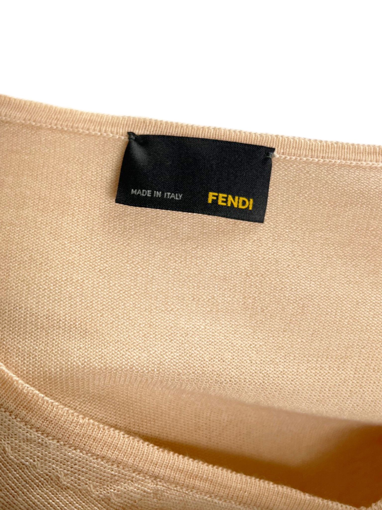 Fendi Fendi by Karl Lagerfield S/S 2010 Pink Embellished Top Size S / US 4 / IT 40 - 8 Thumbnail