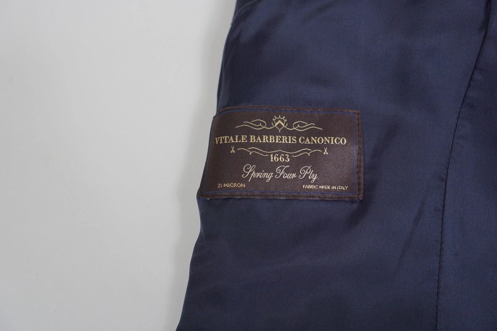 Suitsupply Men Suitsupply Blazer Havana Patch Wide Label Pure Wool US34 Size 34R - 6 Thumbnail