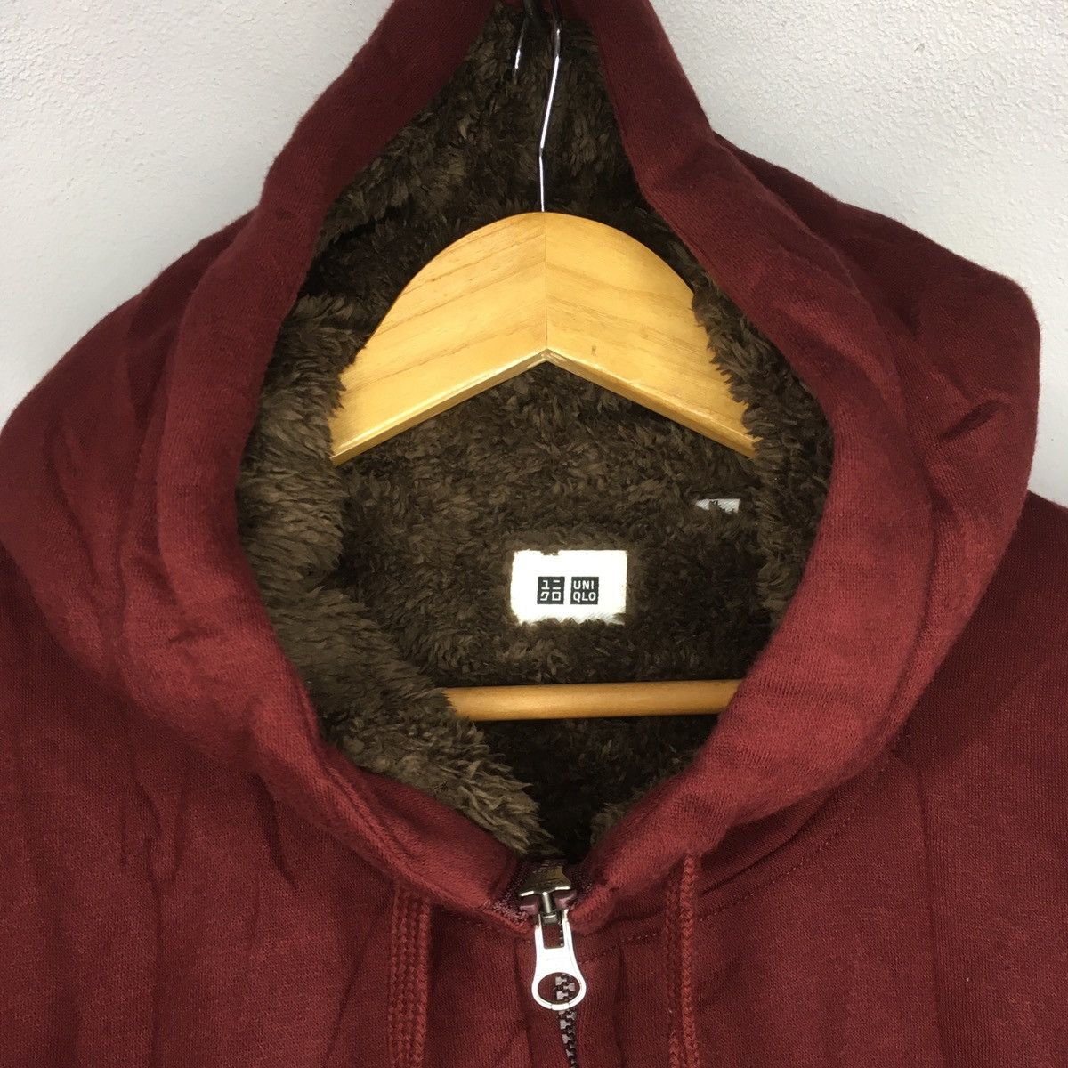 Uniqlo Crazy Uniqlo Fur Lined Zip Up Hoodie Size US XL / EU 56 / 4 - 8 Thumbnail