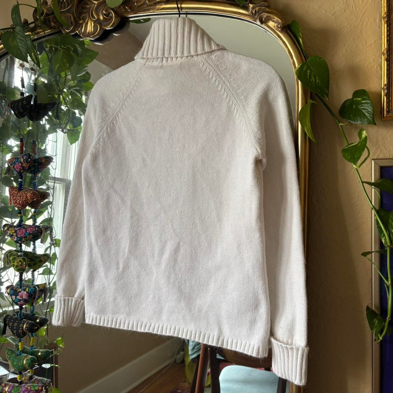 Vintage Vintage St. John’s Bay White Turtleneck Sweater Medium Size M / US 6-8 / IT 42-44 - 7 Thumbnail