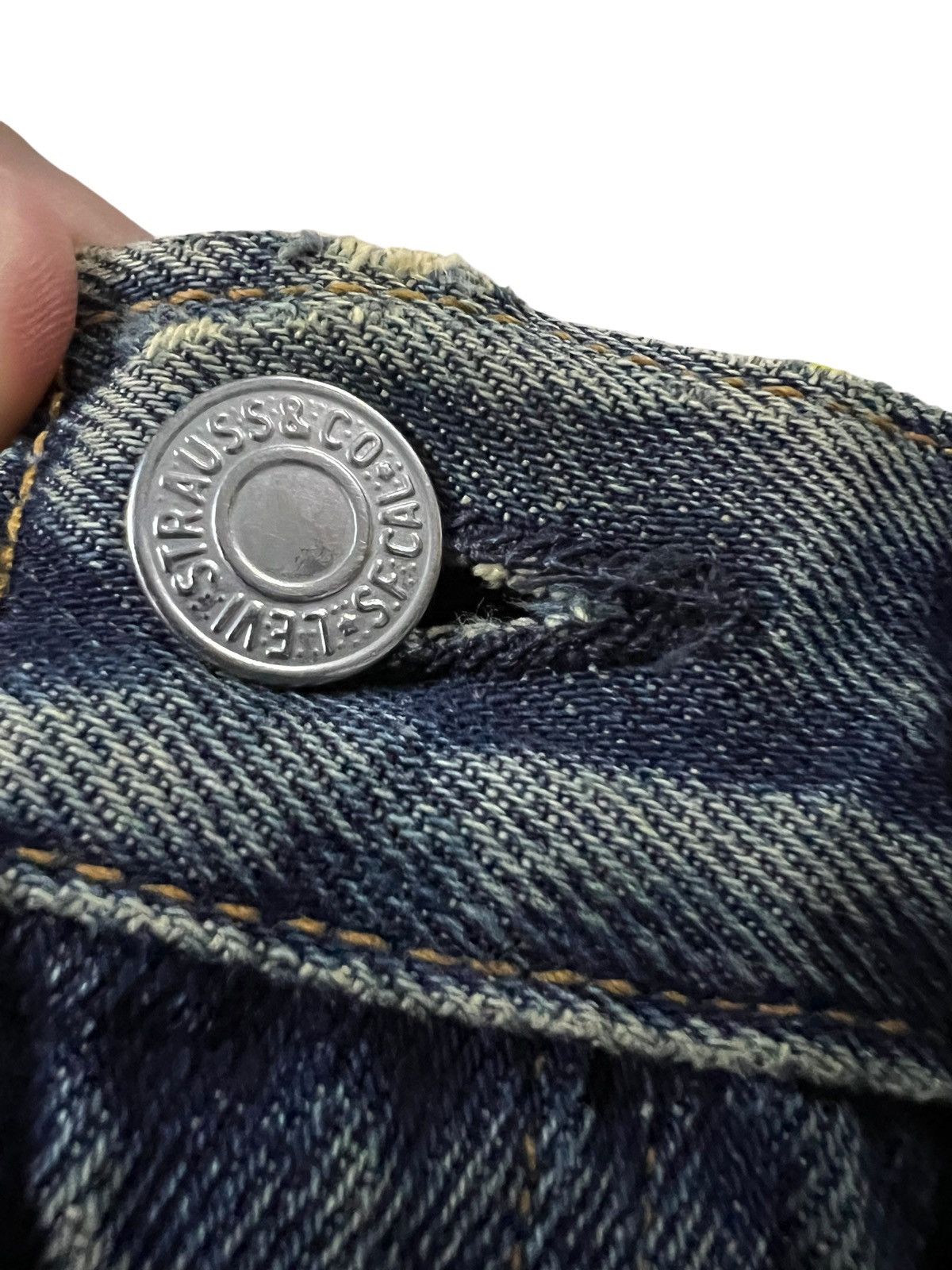 Levi's Vintage 90’s Levi’s 501 Distress Ripped Jean#kurt corbain Size US 30 / EU 46 - 11 Thumbnail