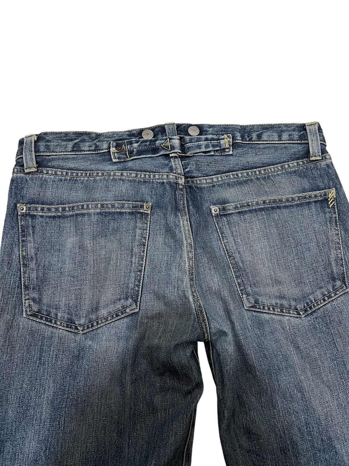 Fad Three × Hysteric Glamour × If Six Was Nine Vintage Fad 3 buckle distressed denim jeans Size US 32 / EU 48 - 6 Thumbnail