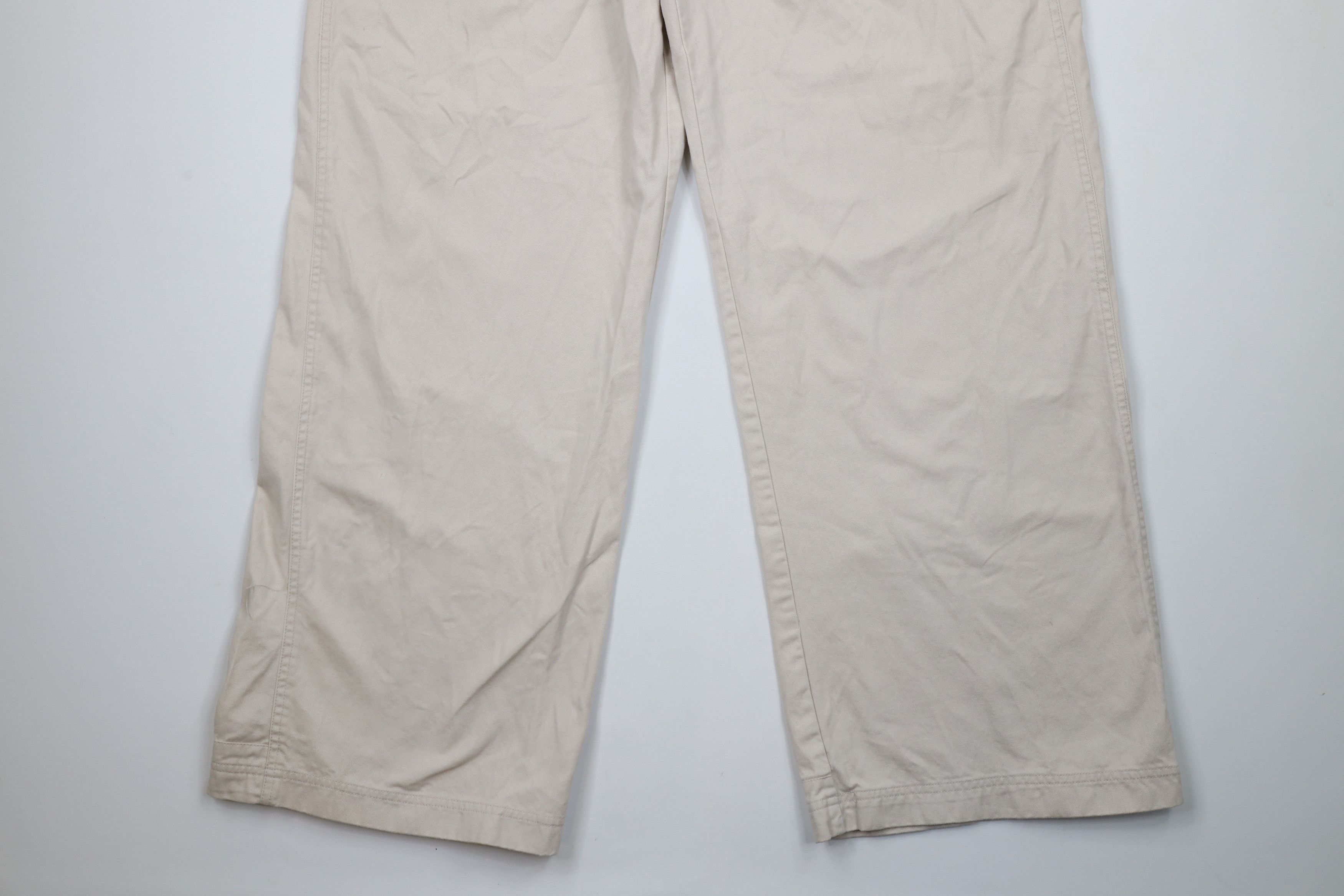 Vintage Vintage Y2K Streetwear Baggy Fit Skateboard Pants Beige Size US 36 / EU 52 - 4 Thumbnail