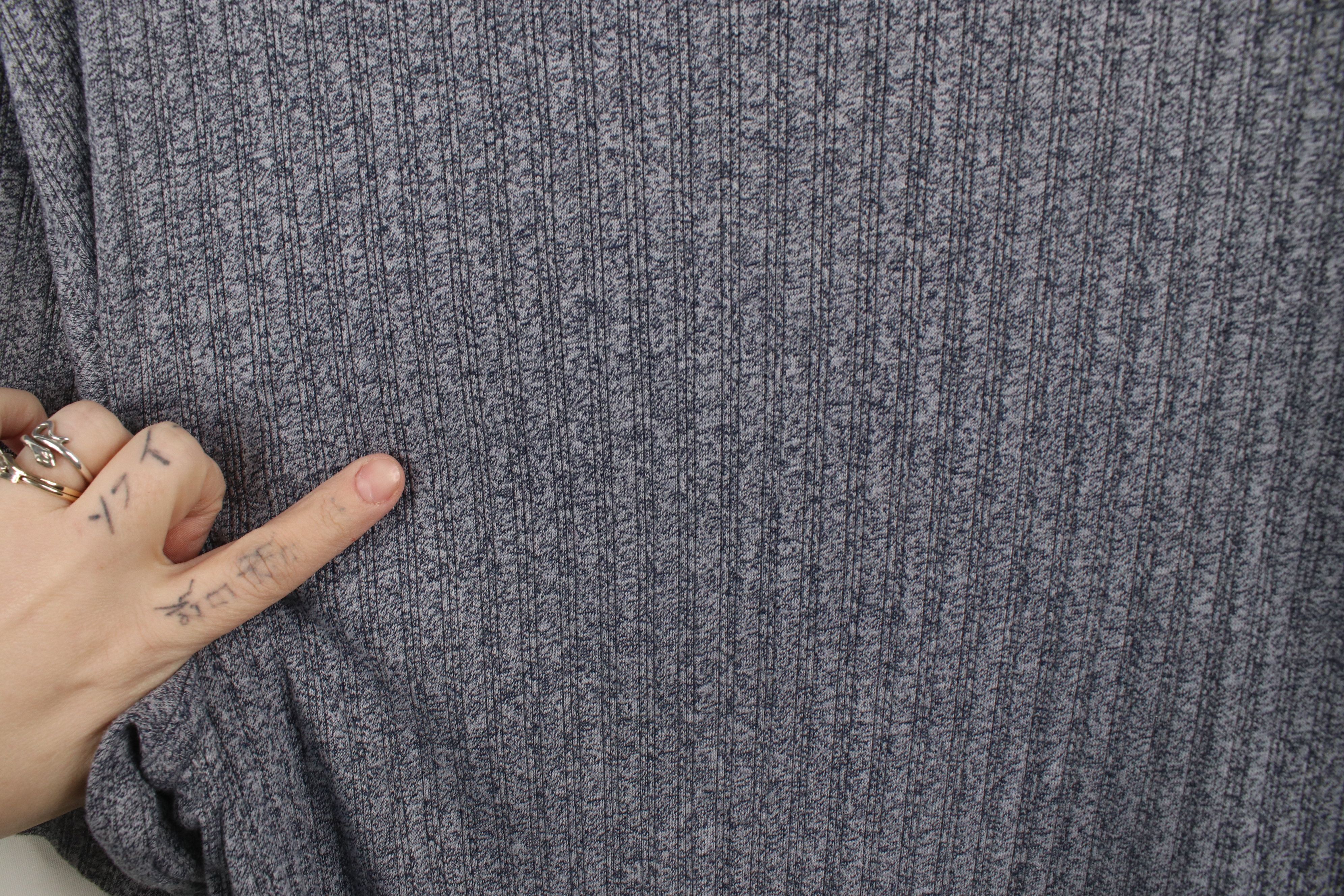 Vintage Vintage 90s Streetwear Ribbed Knit Short Sleeve T-Shirt Size US XL / EU 56 / 4 - 5 Thumbnail