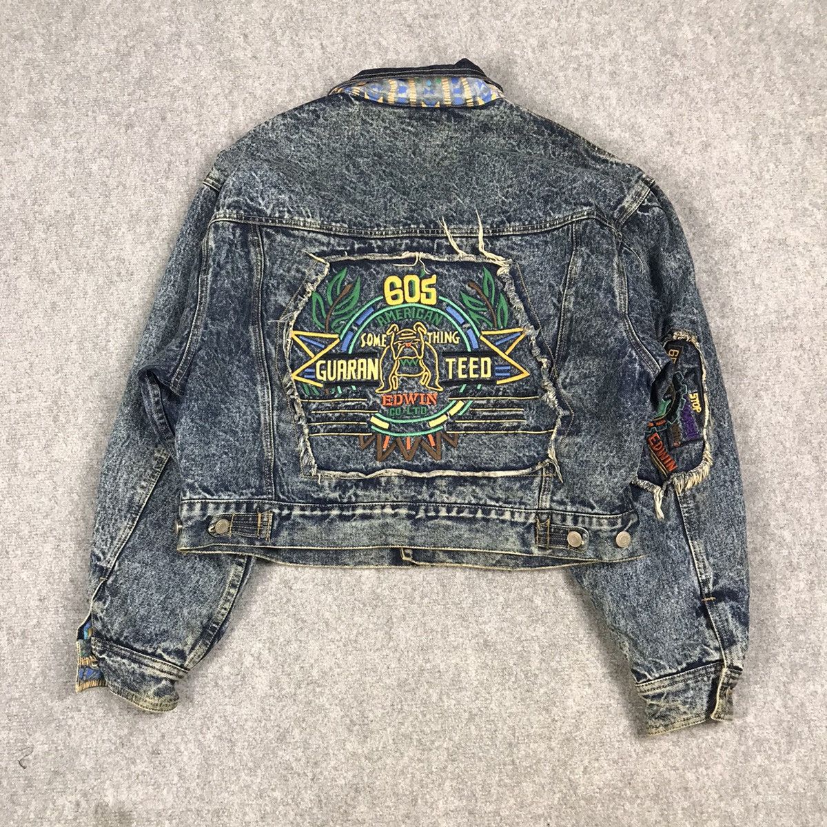 Vintage DENIM BUTTON JACKET EDWIN 1990 JACKET Size US M / EU 48-50 / 2 - 9 Thumbnail