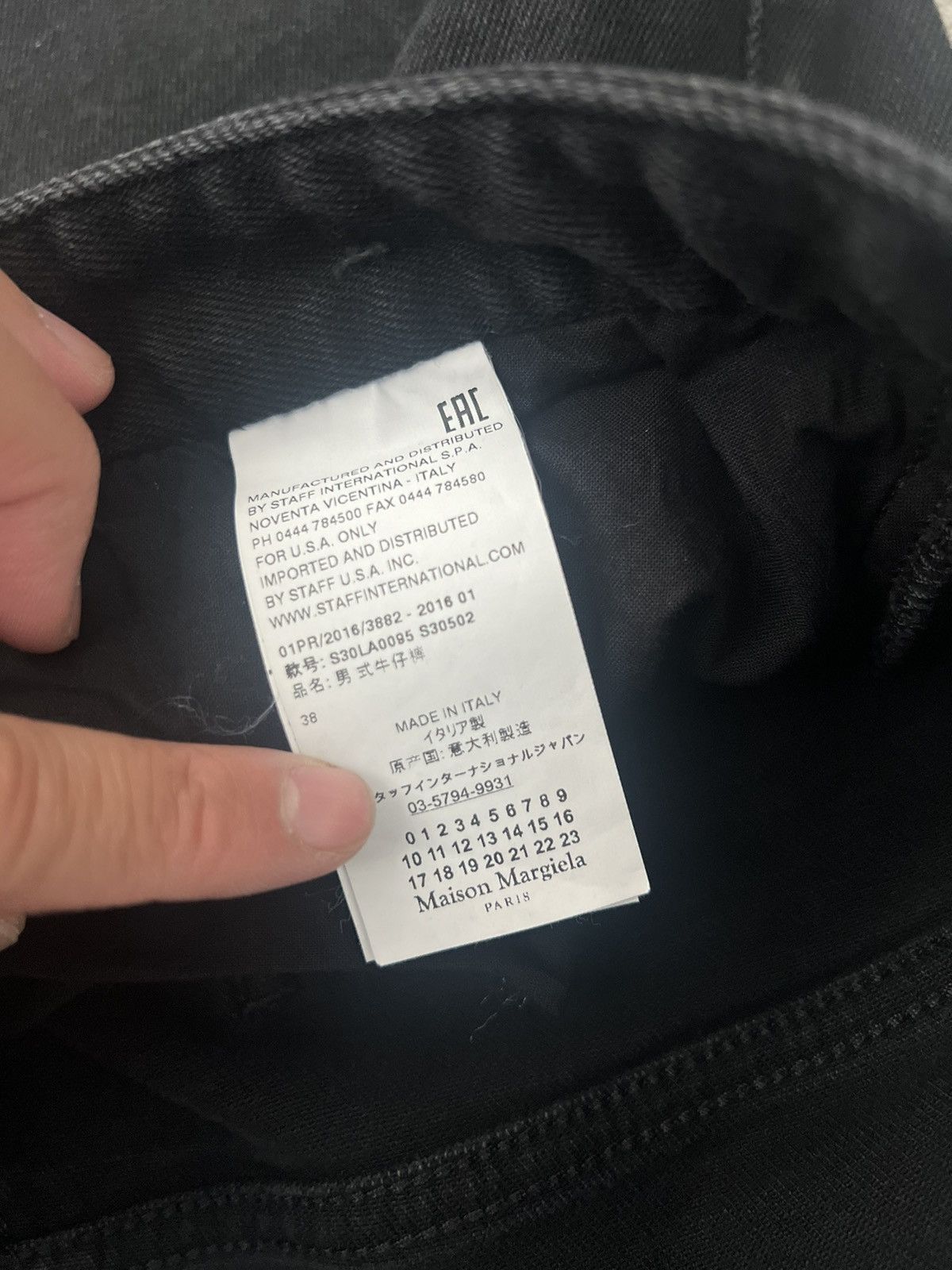 Maison Margiela Maison Margiela Black Denim Jeans Sz 38 Size US 38 / EU 54 - 4 Thumbnail