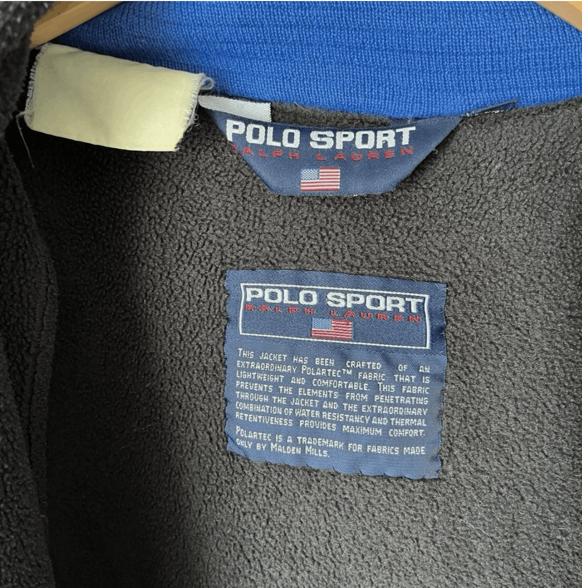 Ralph Lauren Vintage 90s Ralph Lauren Polo Sport USA Fleece Anorak Size US L / EU 52-54 / 3 - 4 Thumbnail