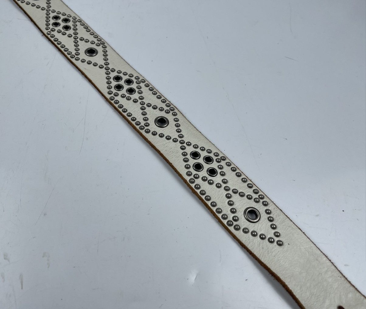 Japanese Brand studded leather belt tc11 Size 36 - 4 Thumbnail