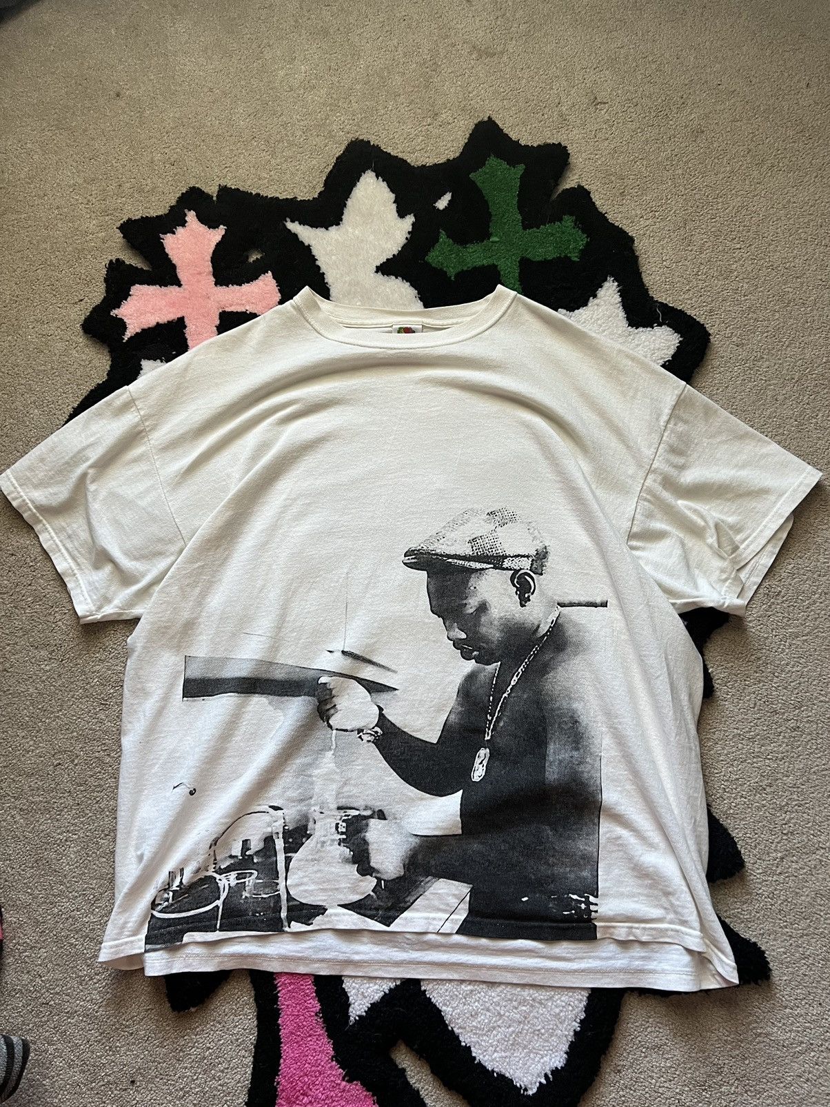 Vintage Vintage raequan cooking rap tee grail Size US L / EU 52-54 / 3 - 1 Thumbnail