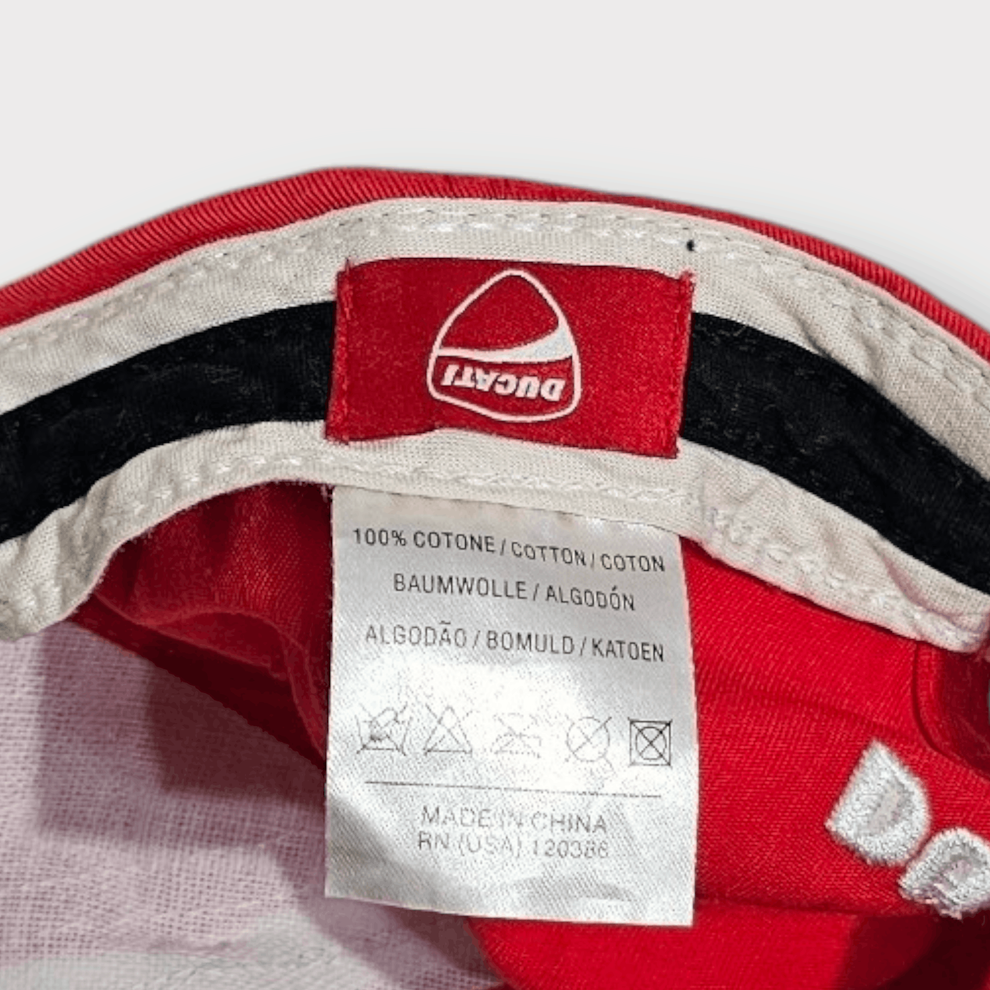 Ducati × Vintage Ducati Corse Vintage Racing Hat Size ONE SIZE - 6 Thumbnail