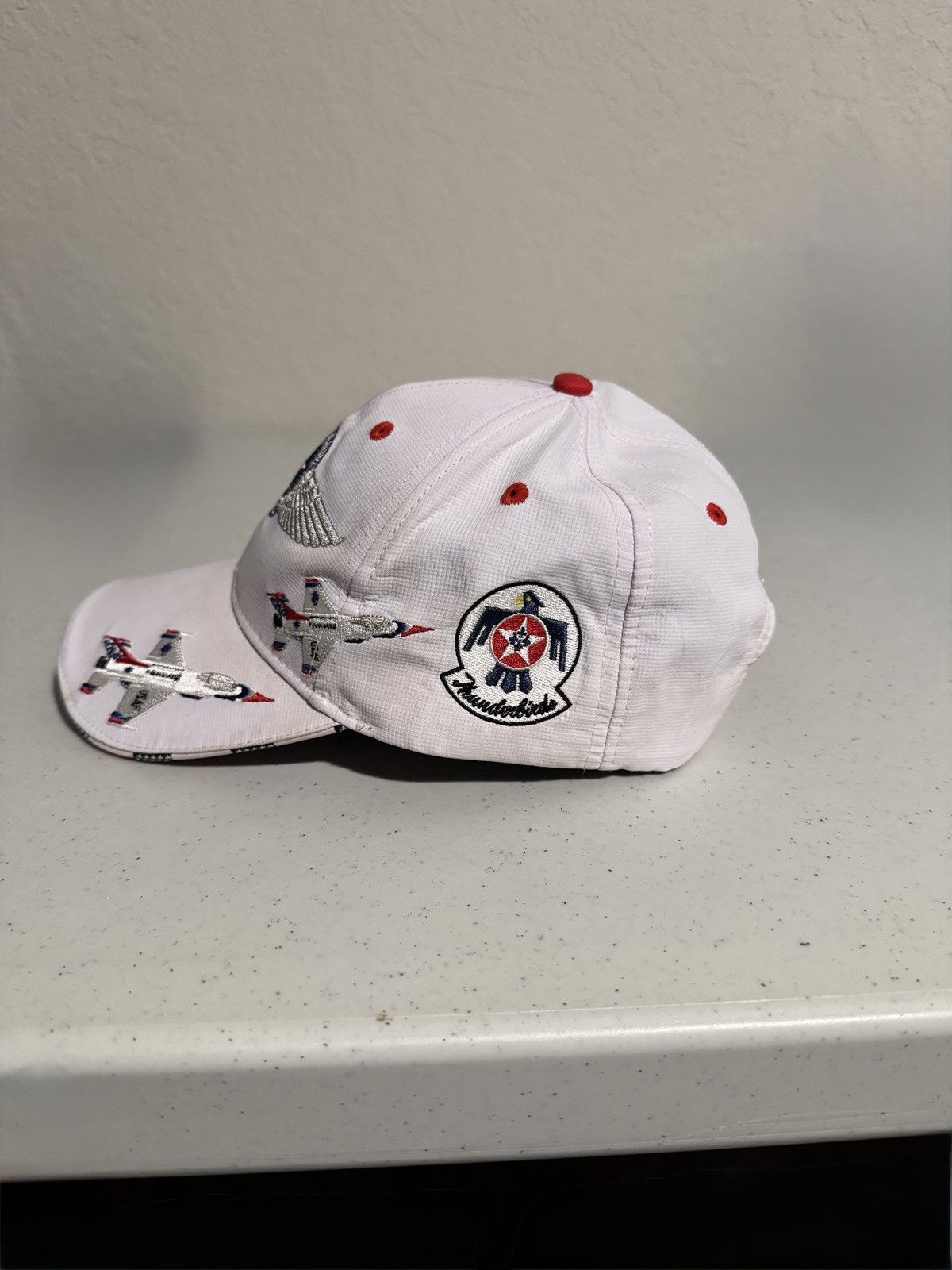 Other White and red Eagle Squadron cap Size ONE SIZE - 3 Thumbnail