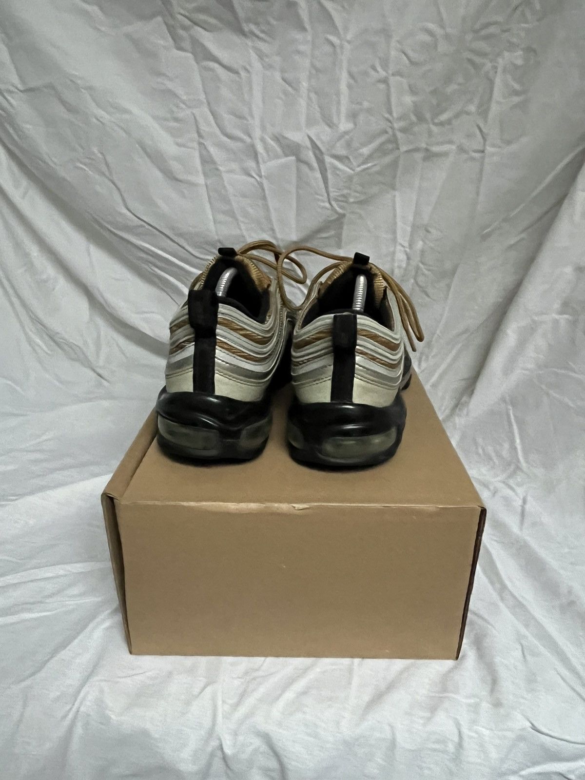 Nike Nike Air Max 97 « Silver & Gold »🧲 Size US 9.5 / EU 42-43 - 4 Thumbnail