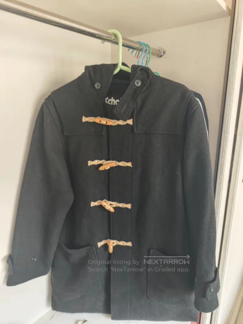 Schott Schott Black horn button coat Size US M / EU 48-50 / 2 - 1 Thumbnail