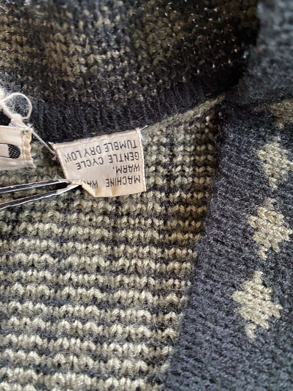 Vintage Vintage 70’s American Crusader Striped Knit Cardigan Sweater Size US L / EU 52-54 / 3 - 5 Thumbnail