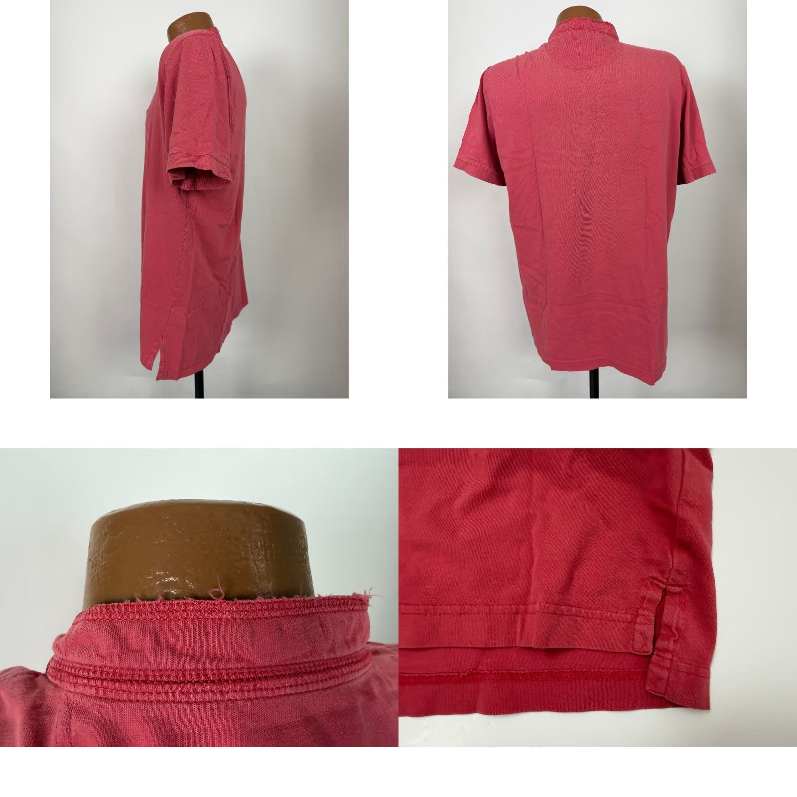 Eddie Bauer VINTAGE Eddie Bauer Henley Shirt Men M Pink Cotton Jersey Short Sleeve Regular Fit T-Shirt Outdoor 90s Size US M / EU 48-50 / 2 - 8 Thumbnail